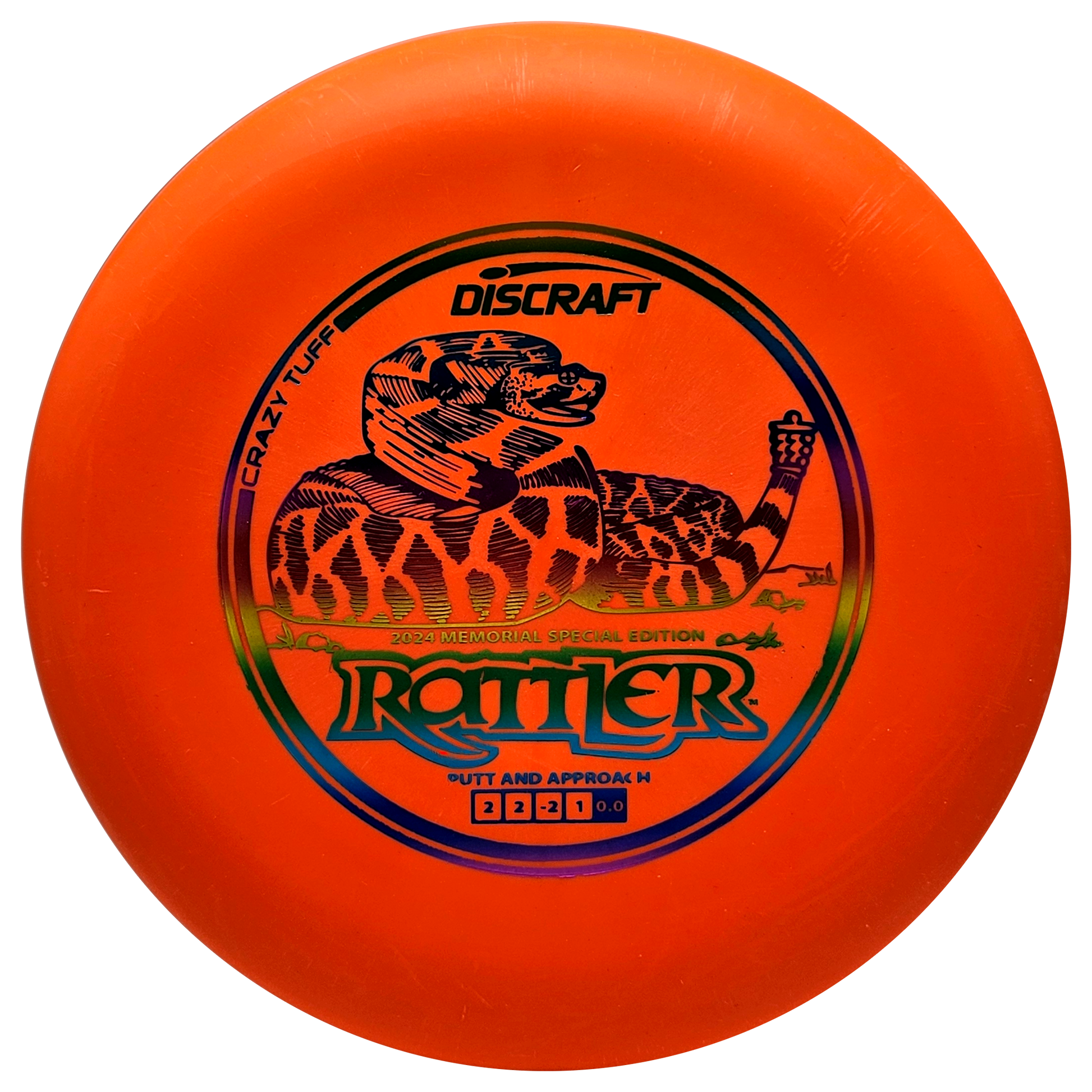 Discraft Special Edition Crazy Tuff Rattler - Memorial 2024 - KJ Disc