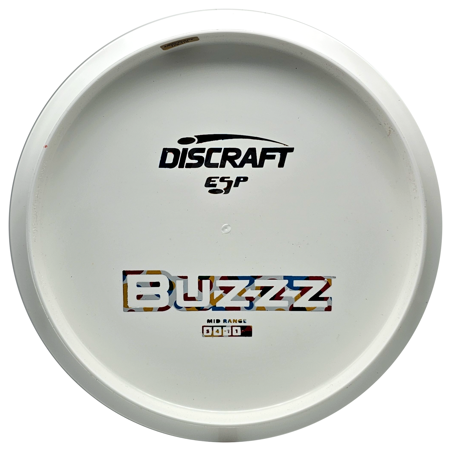 Discraft White ESP Buzzz Bottom Stamp