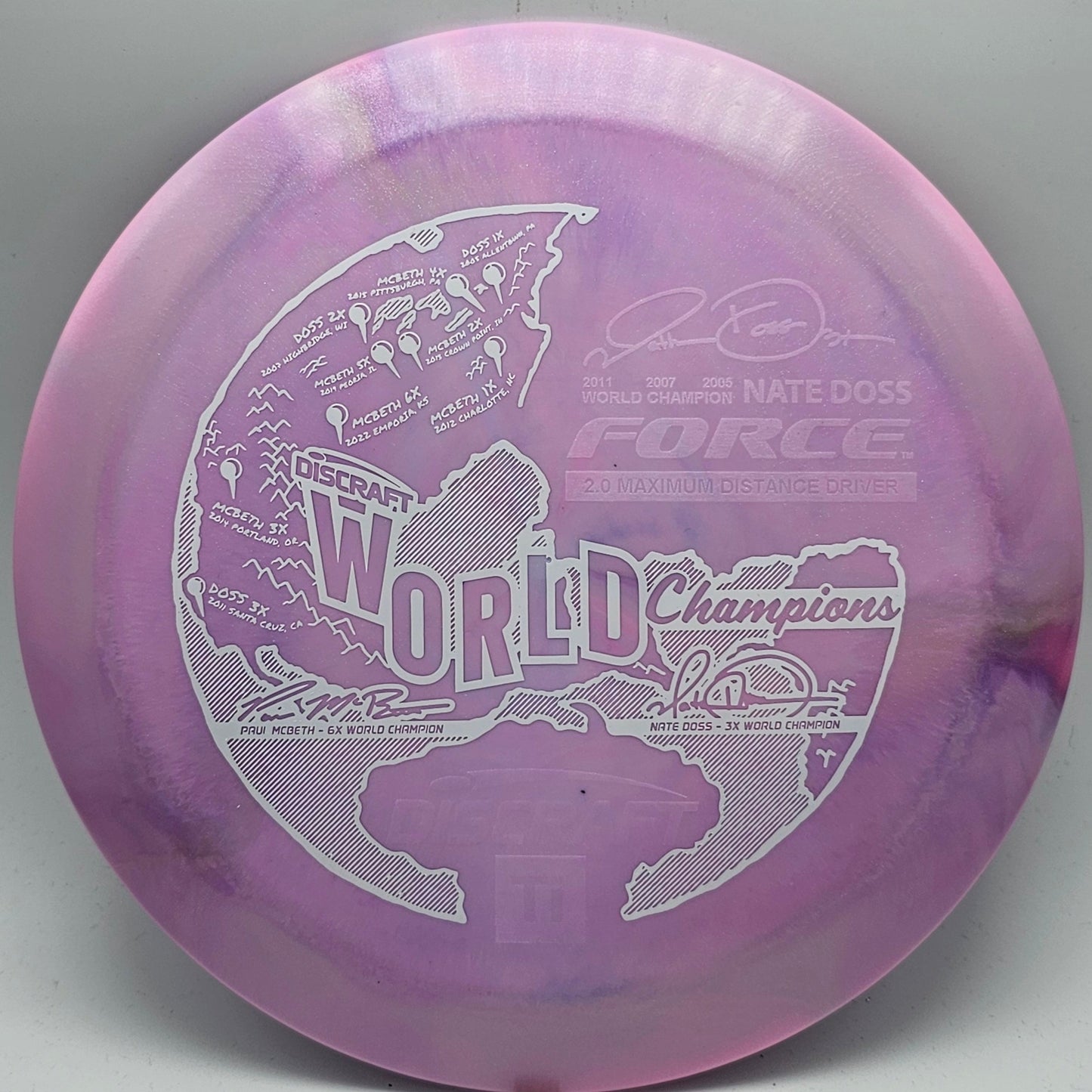 Discraft ESP Swirl Force - Paul McBeth & Nate Doss