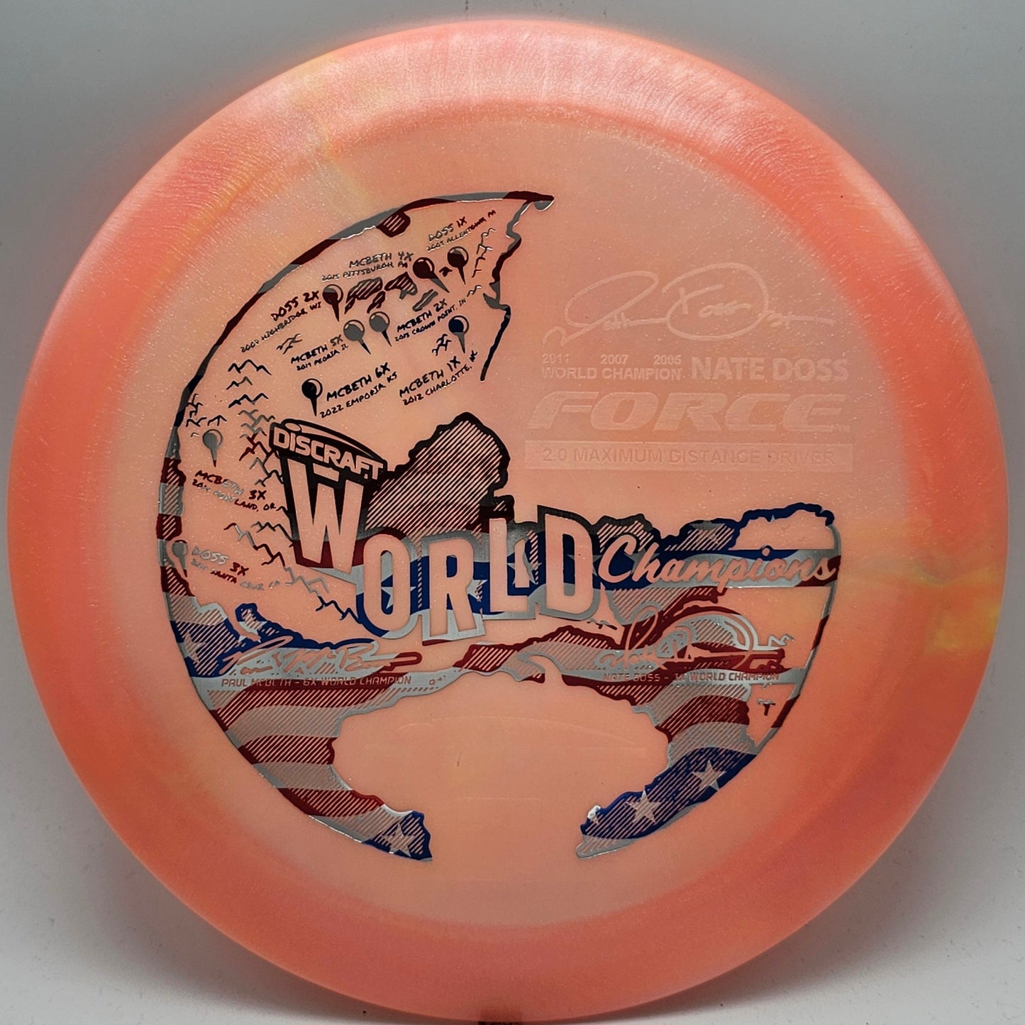 Discraft ESP Swirl Force - Paul McBeth & Nate Doss