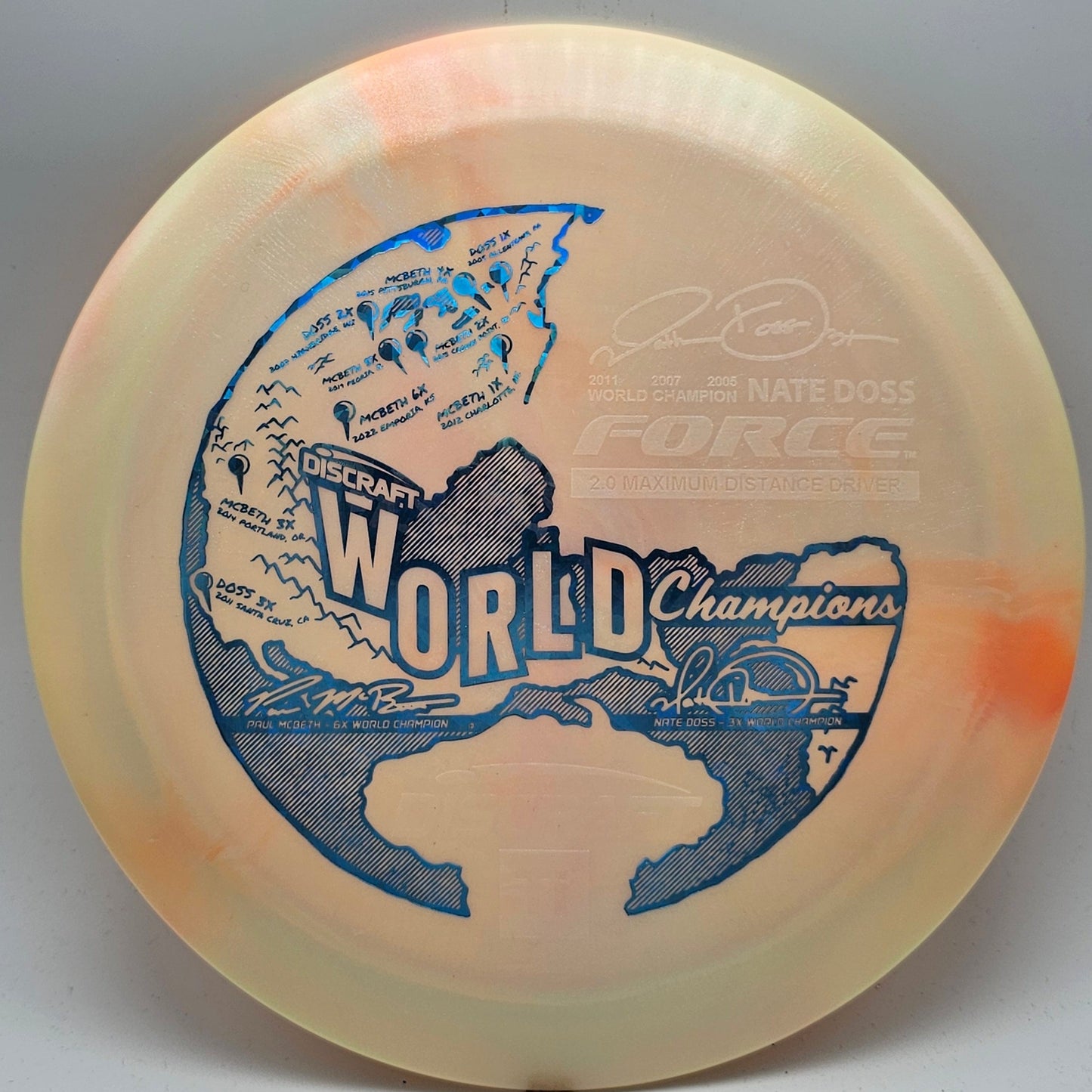 Discraft ESP Swirl Force - Paul McBeth & Nate Doss