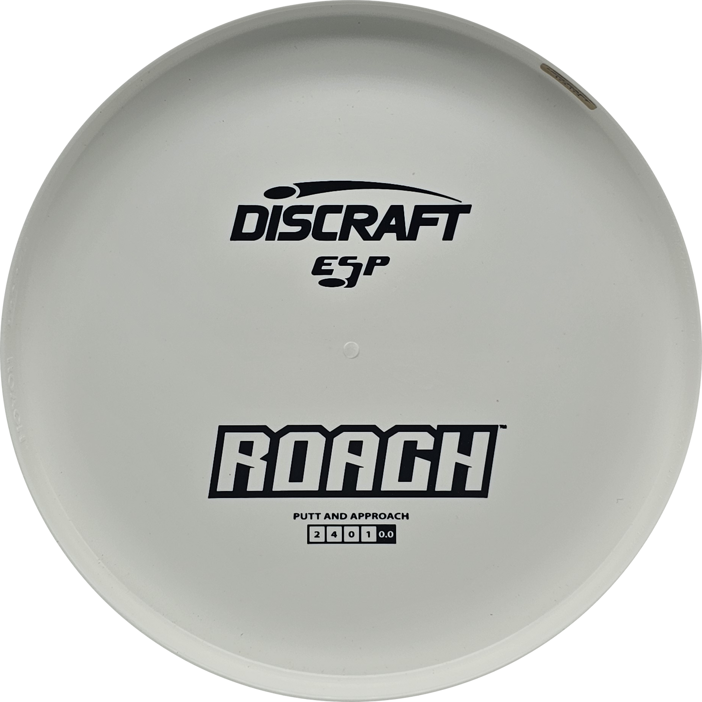 Discraft White ESP Roach Bottom Stamp