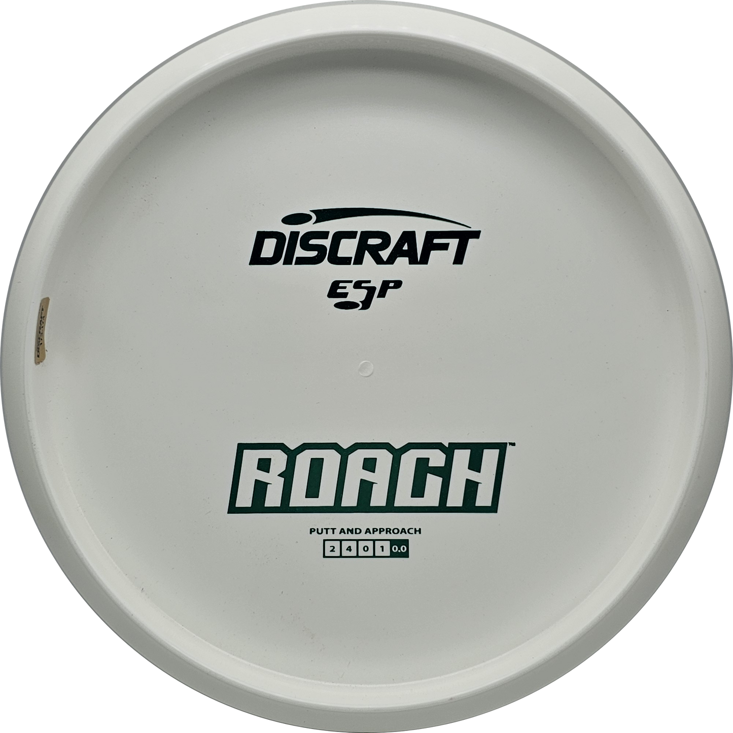 Discraft White ESP Roach Bottom Stamp