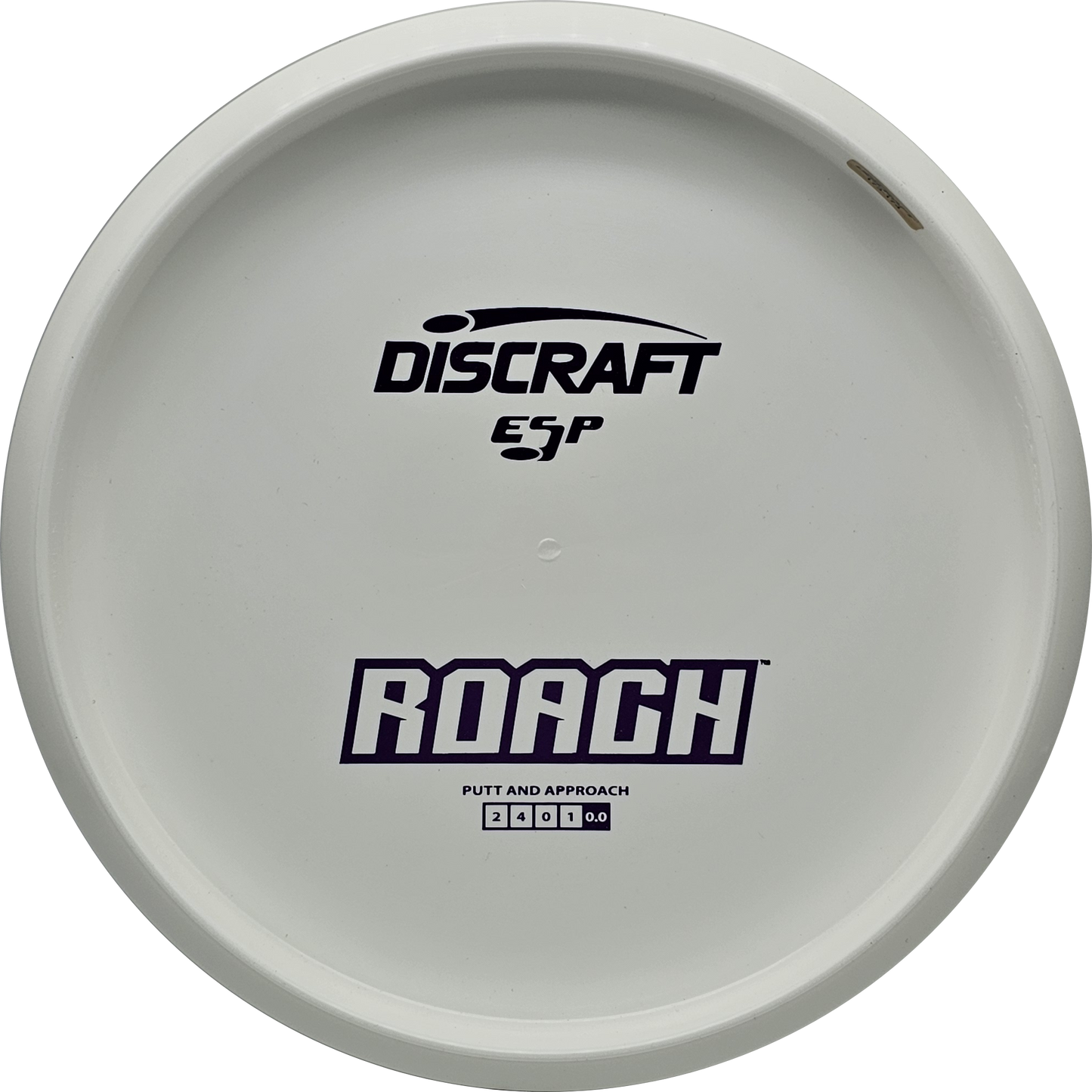 Discraft White ESP Roach Bottom Stamp