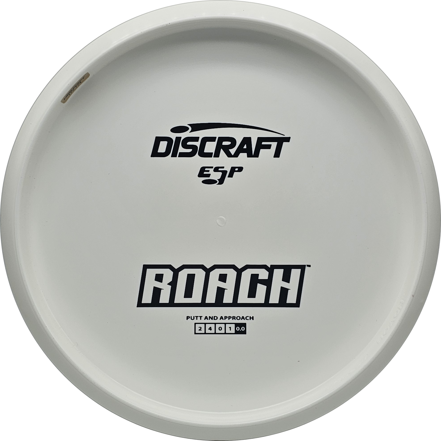 Discraft White ESP Roach Bottom Stamp