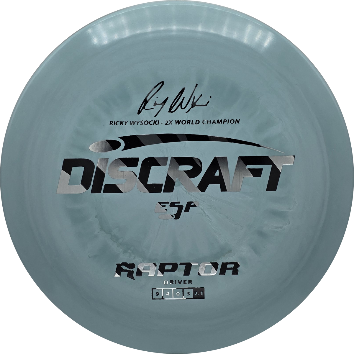 Devinquigleyart Ricky Raptor Discraft ESP Raptor - Ricky Wysocki – KJ Disc