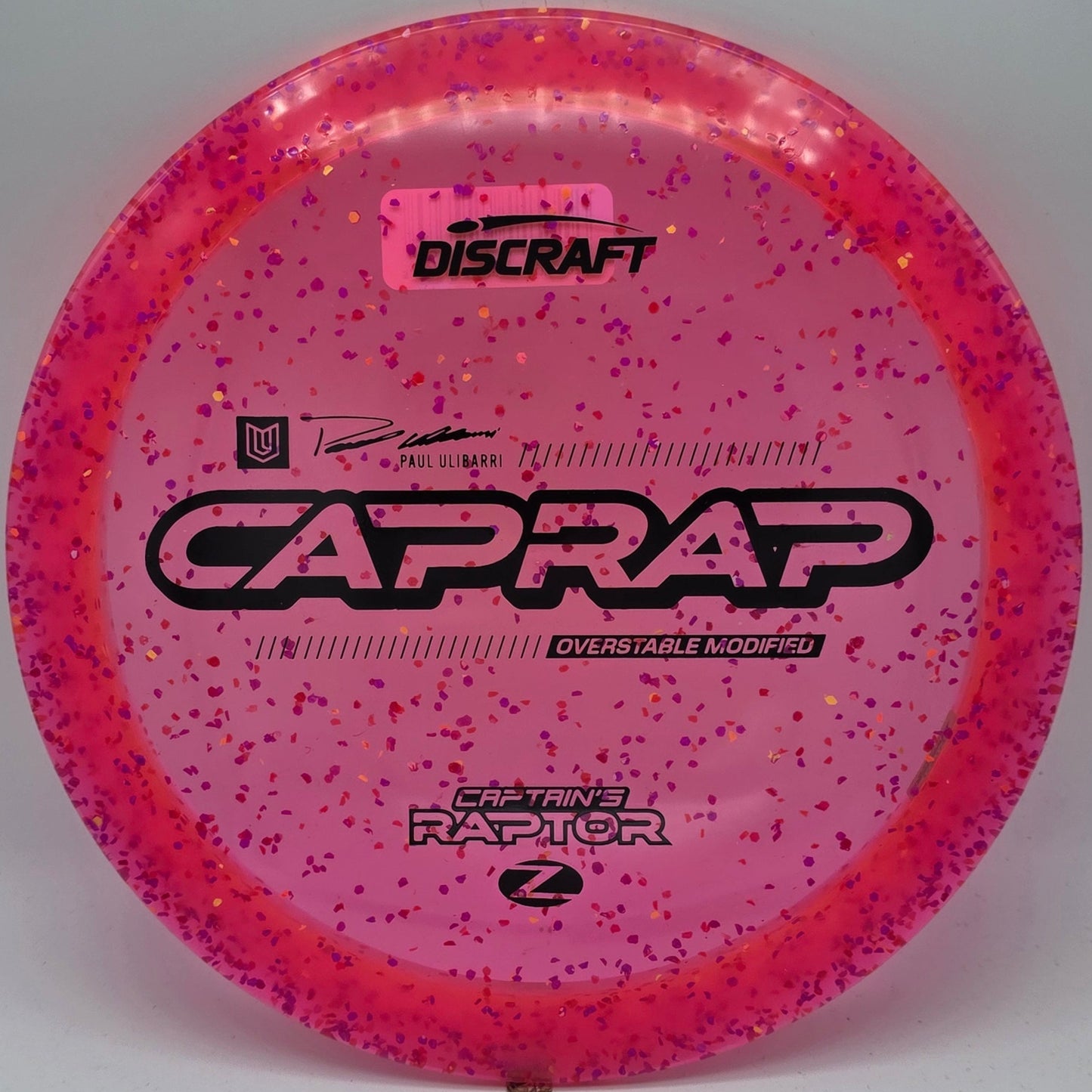 Discraft Z Confetti Captain's Raptor 2026 - Paul Ulibarri