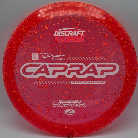 Discraft Z Confetti Captain's Raptor 2026 - Paul Ulibarri
