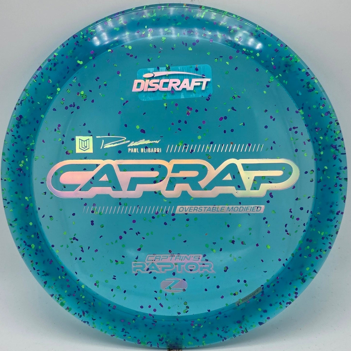 Discraft Z Confetti Captain's Raptor 2026 - Paul Ulibarri