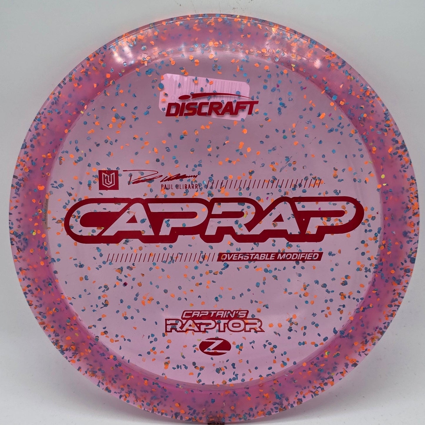 Discraft Z Confetti Captain's Raptor 2026 - Paul Ulibarri