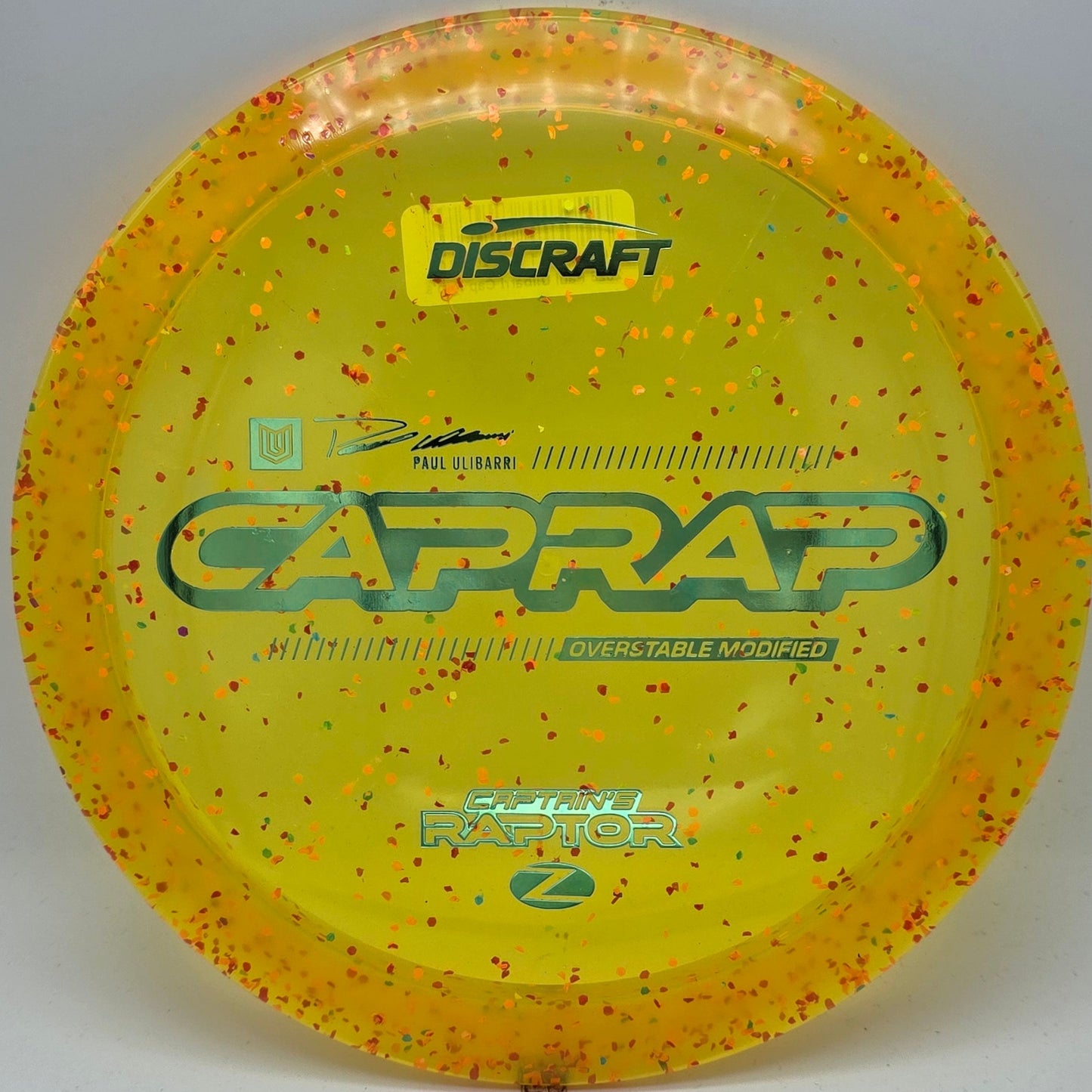 Discraft Z Confetti Captain's Raptor 2026 - Paul Ulibarri