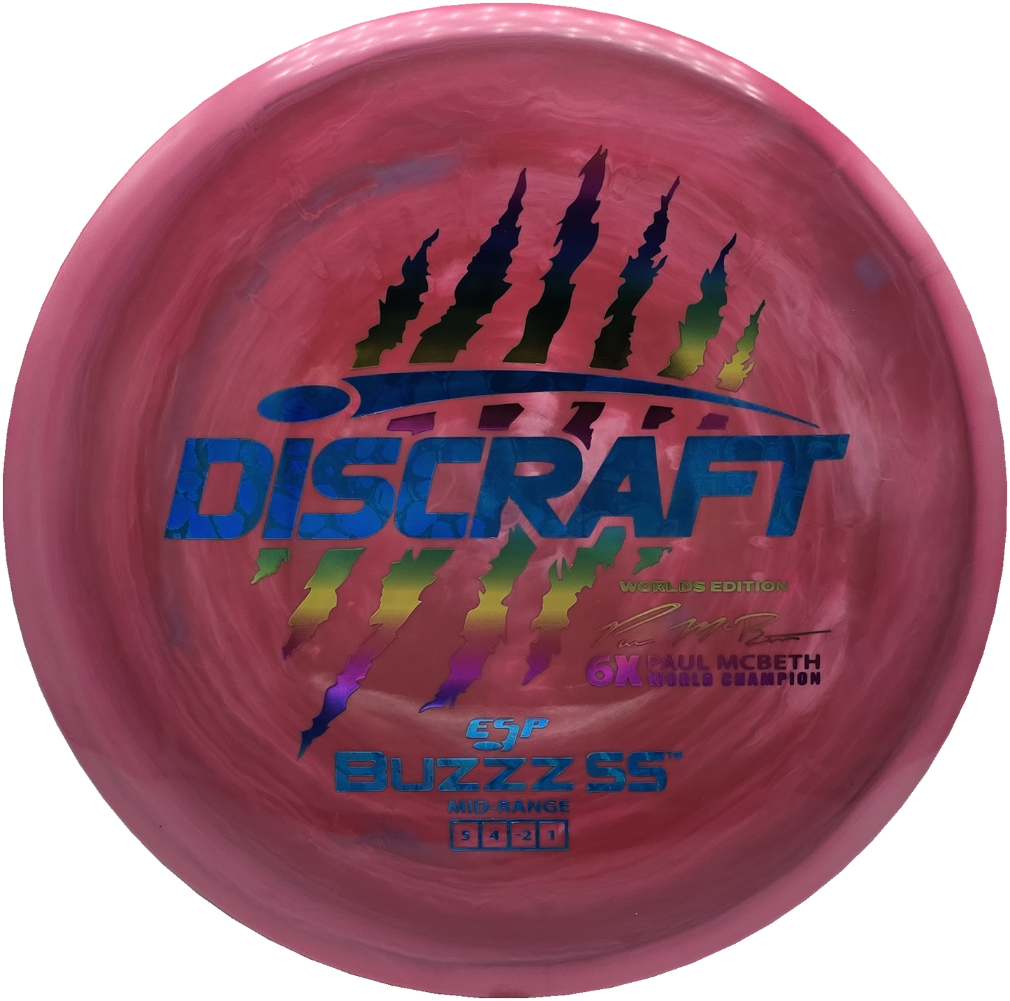 Discraft Worlds 6-Claw ESP Buzzz SS - Paul McBeth