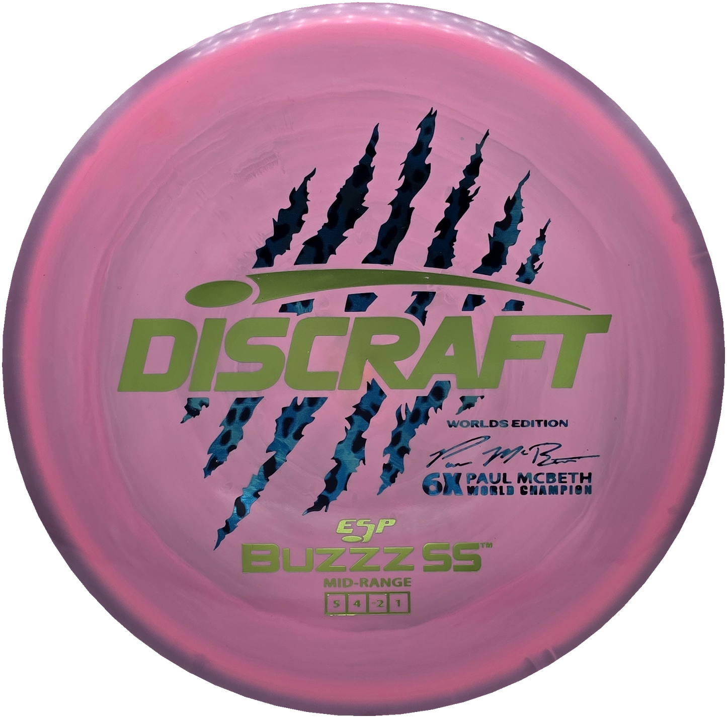 Discraft Worlds 6-Claw ESP Buzzz SS - Paul McBeth