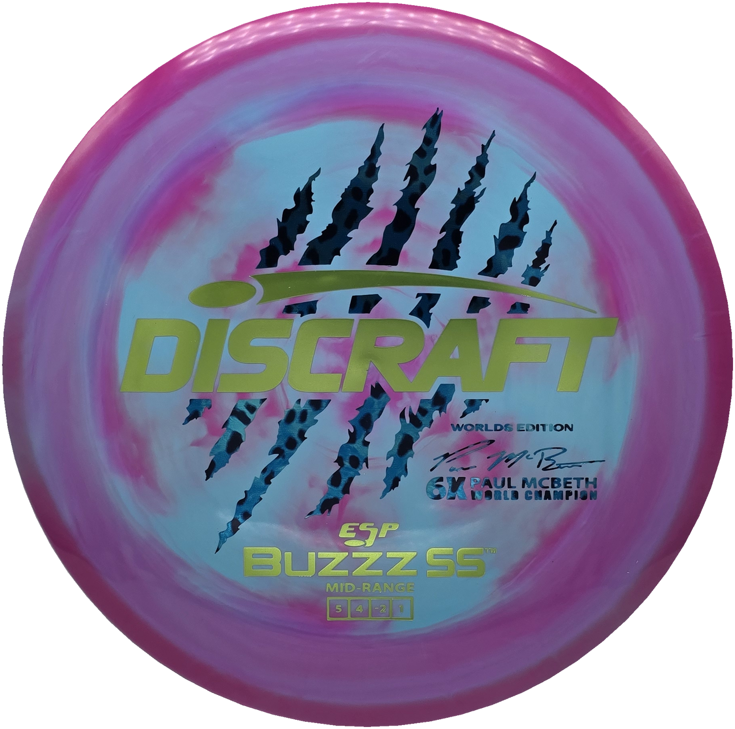 Discraft Worlds 6-Claw ESP Buzzz SS - Paul McBeth