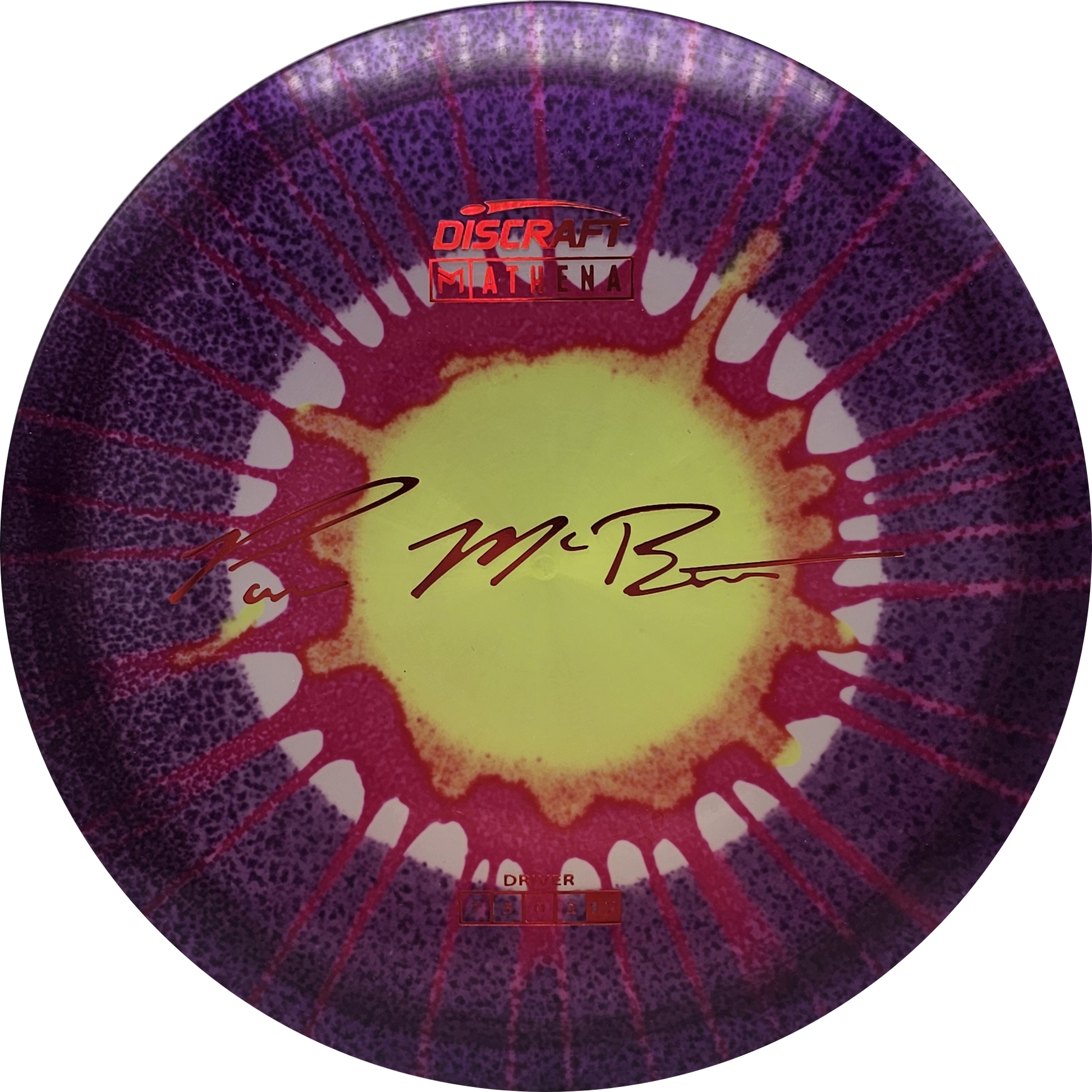 Discraft Fly Dye Z Athena - Paul McBeth - KJ Disc