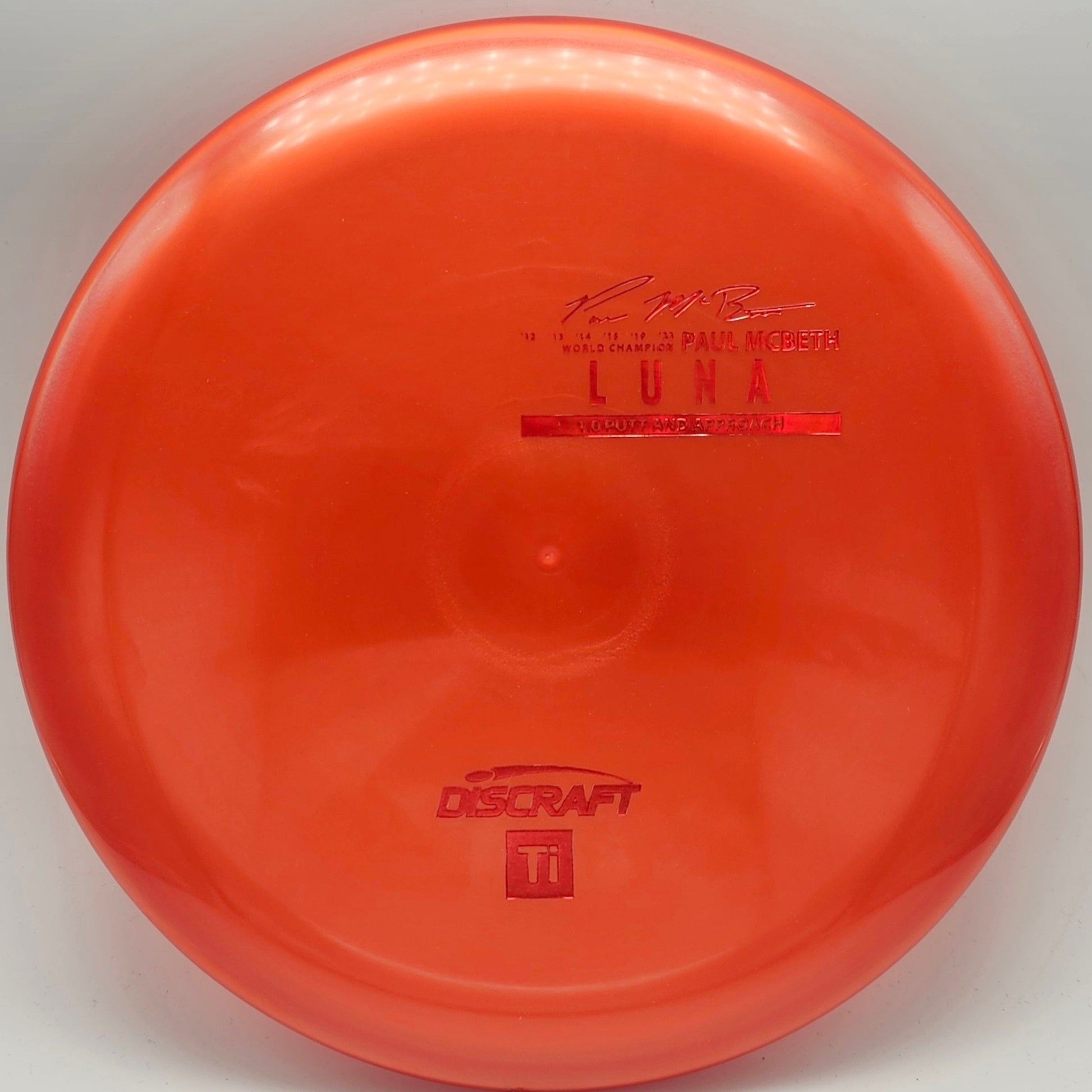 Discraft Titanium Ti Luna - Paul McBeth - KJ Disc