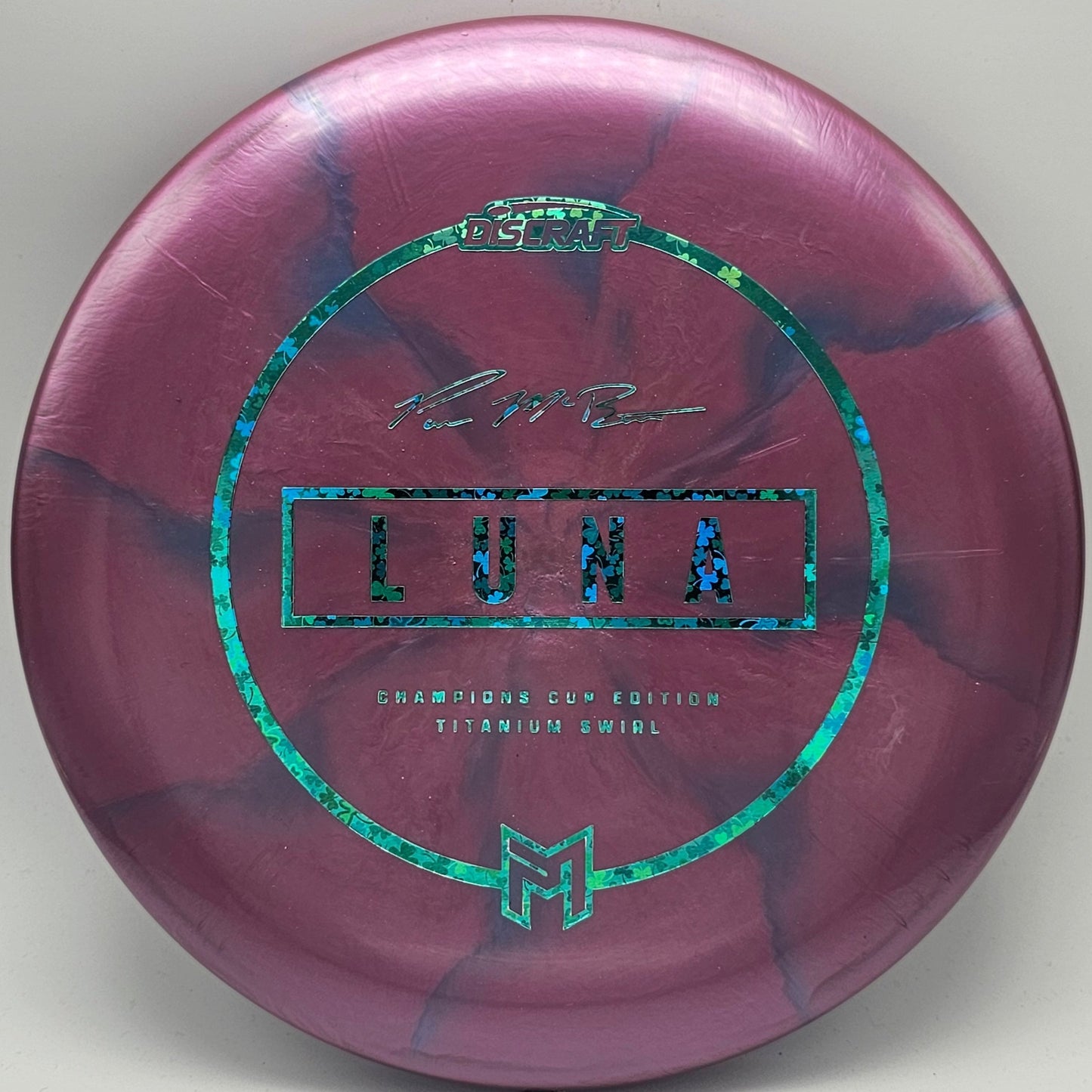 Discraft Titanium Ti Swirl Luna - Champions Cup - KJ Disc