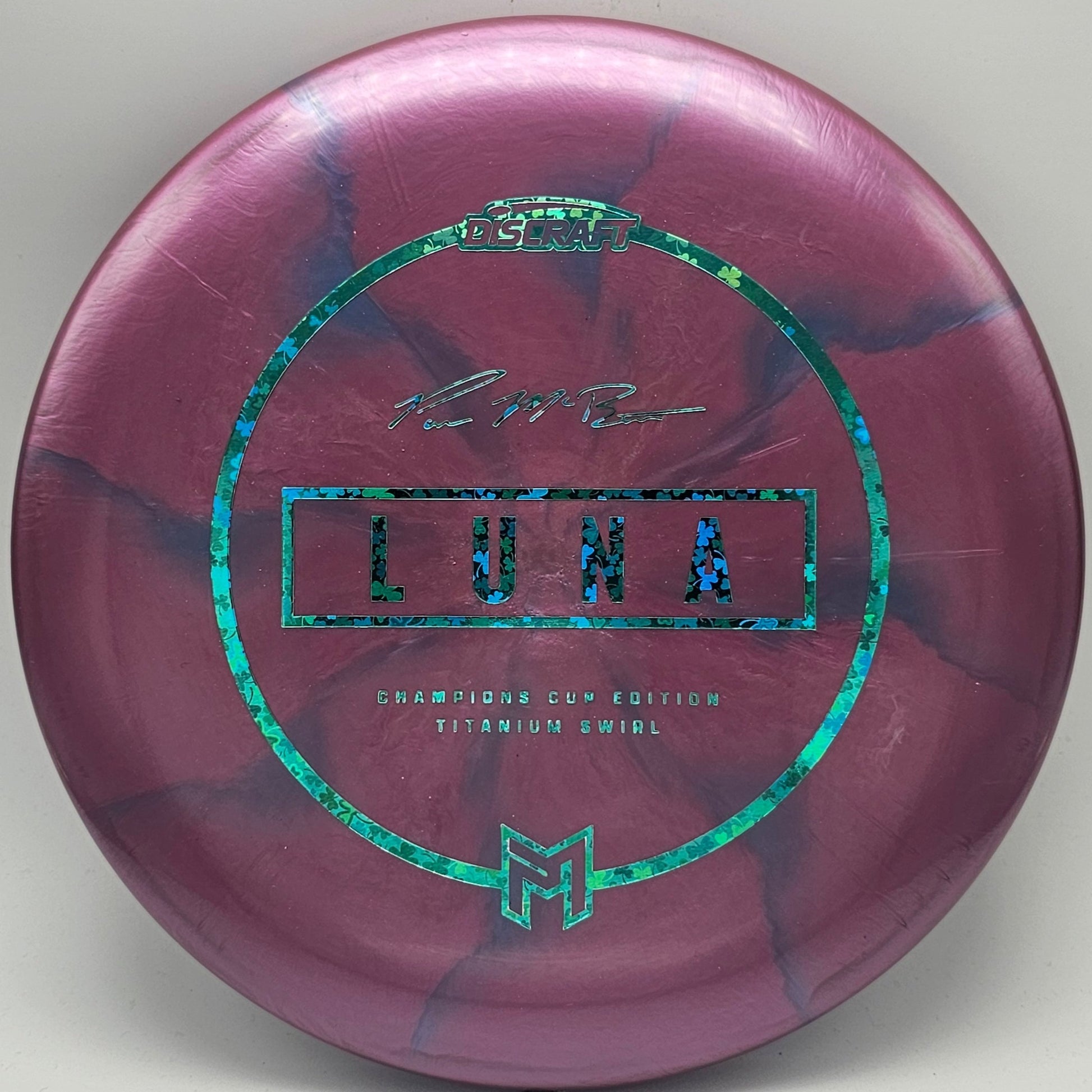 Discraft Titanium Ti Swirl Luna - Champions Cup - KJ Disc