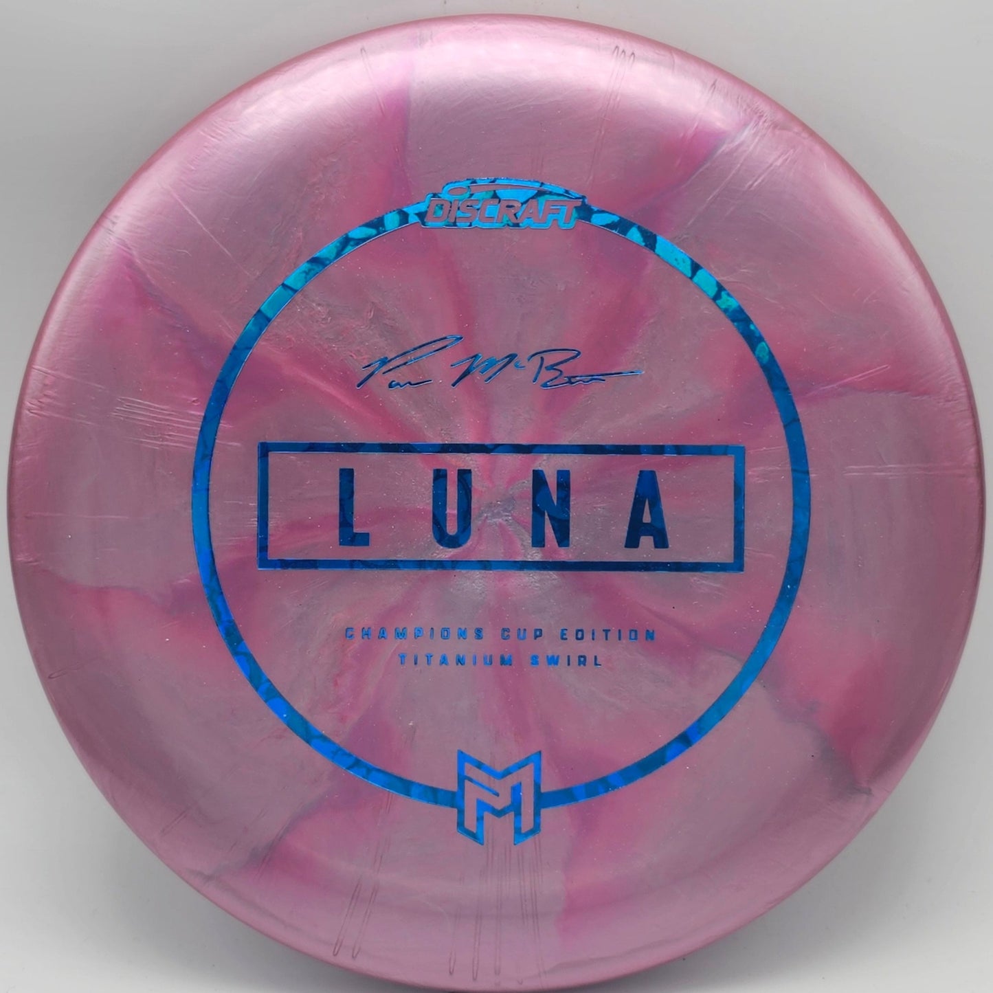 Discraft Titanium Ti Swirl Luna - Champions Cup - KJ Disc
