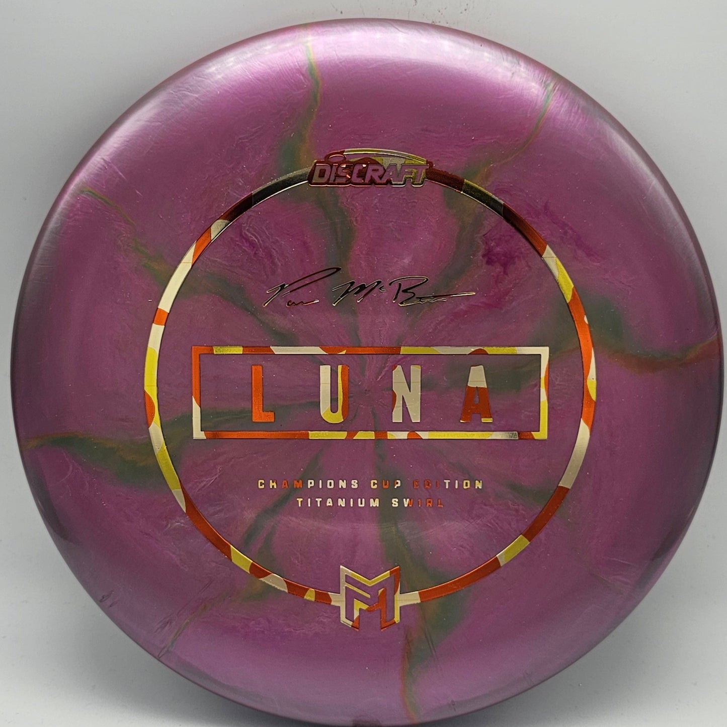 Discraft Titanium Ti Swirl Luna - Champions Cup - KJ Disc