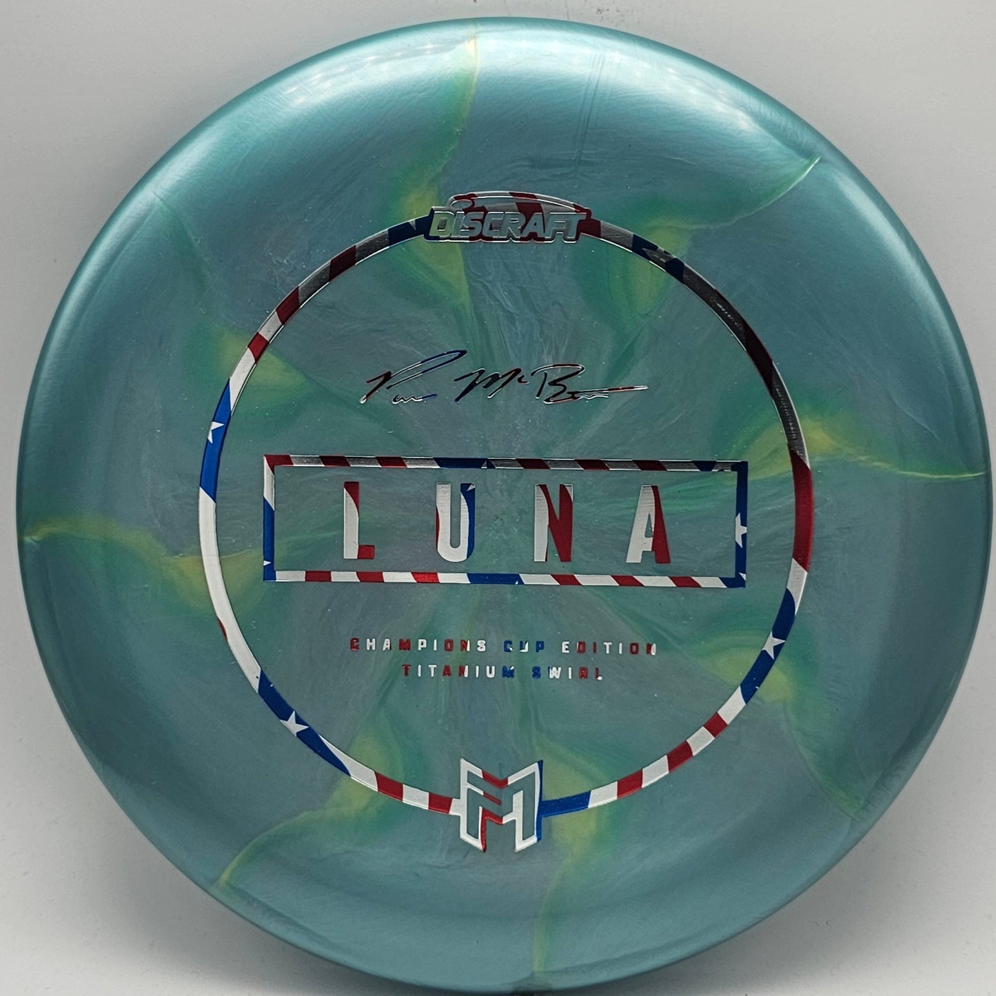 Discraft Titanium Ti Swirl Luna - Champions Cup - KJ Disc