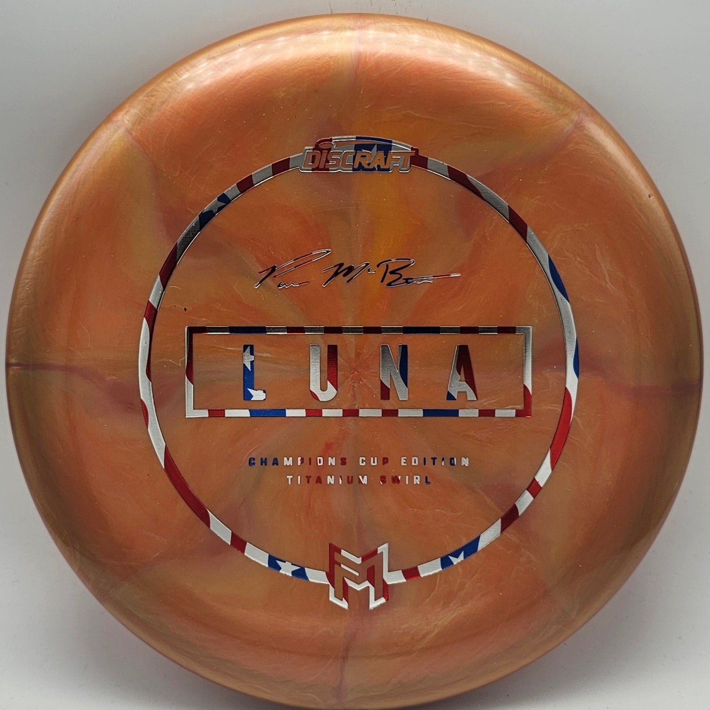 Discraft Titanium Ti Swirl Luna - Champions Cup - KJ Disc