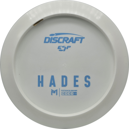 Discraft White ESP Hades Bottom Stamp - KJ Disc