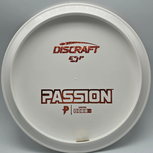 Discraft White ESP Passion Bottom Stamp - KJ Disc
