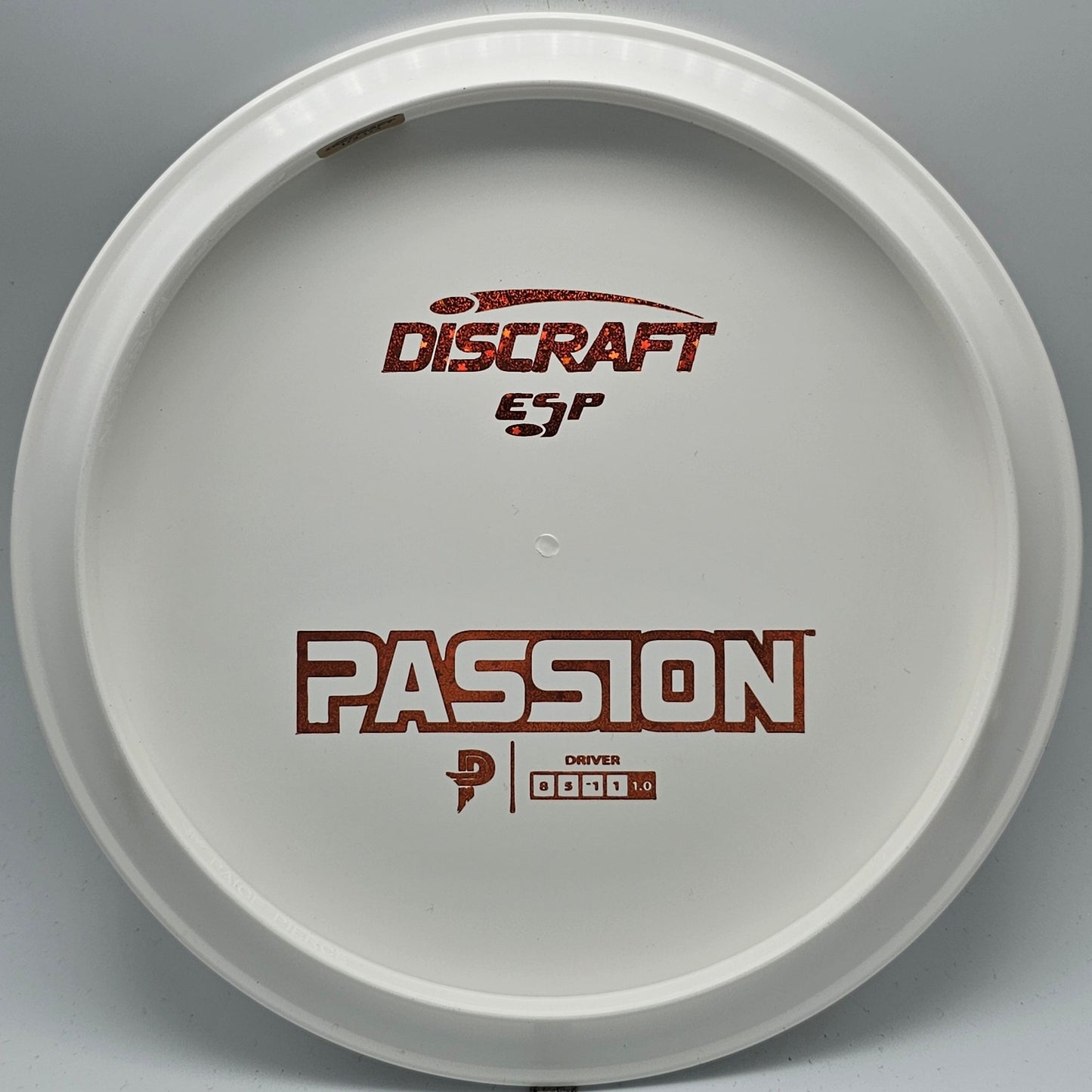 Discraft White ESP Passion Bottom Stamp - KJ Disc