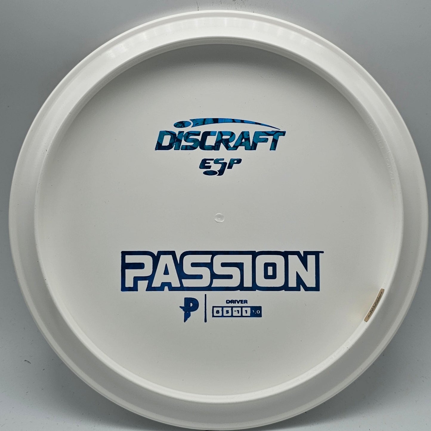 Discraft White ESP Passion Bottom Stamp - KJ Disc