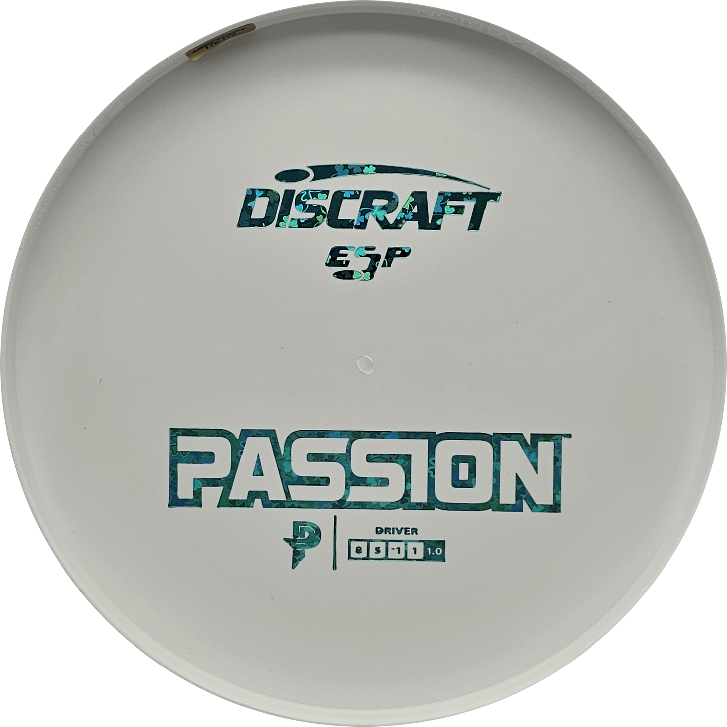 Discraft White ESP Passion Bottom Stamp - KJ Disc
