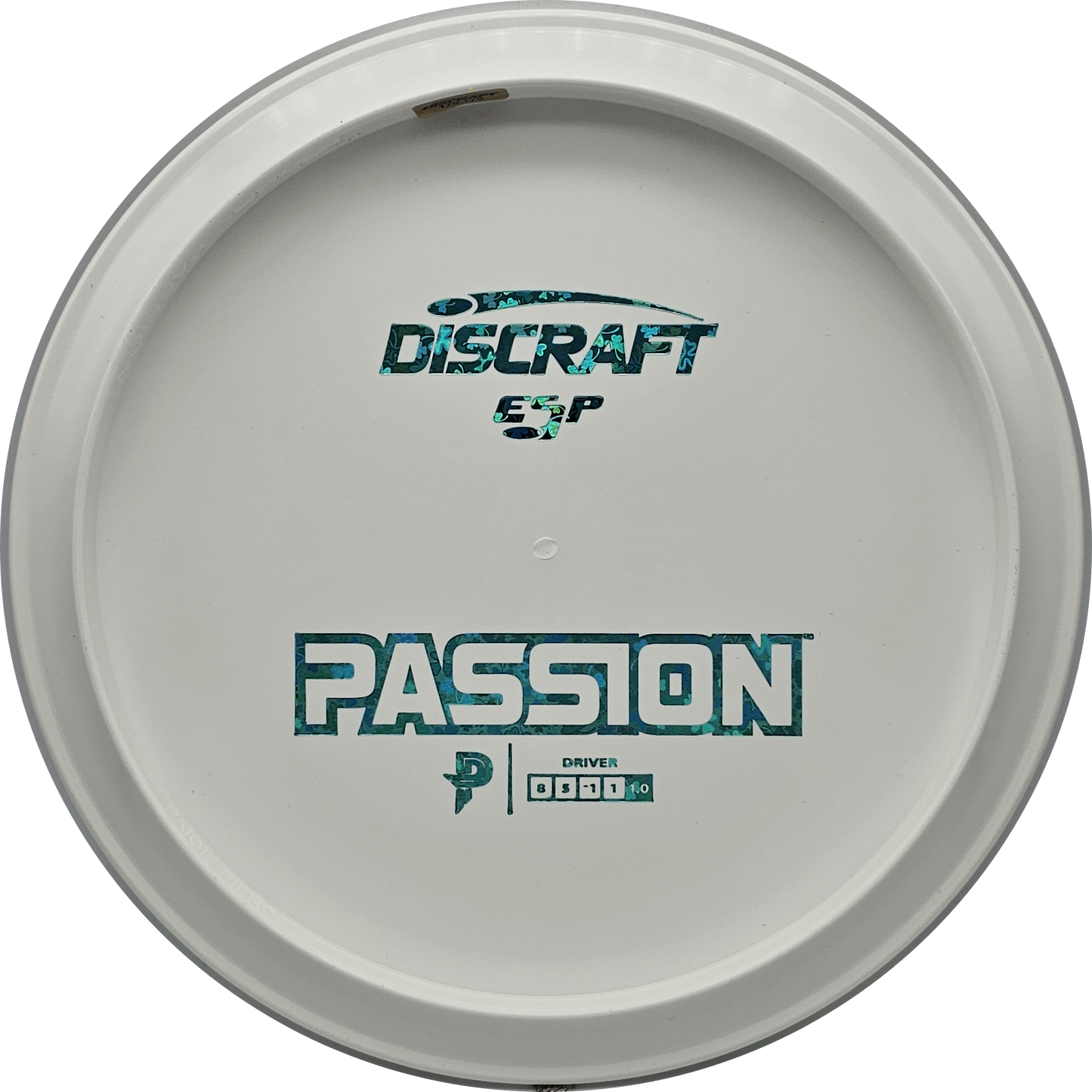 Discraft White ESP Passion Bottom Stamp - KJ Disc
