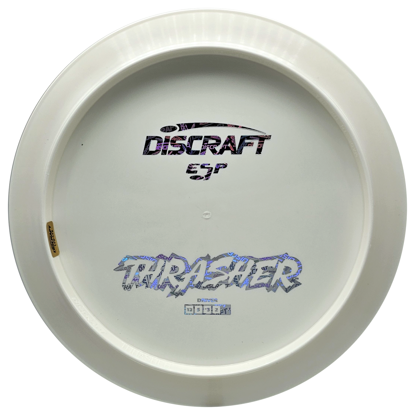 Discraft White ESP Thrasher Bottom Stamp - KJ Disc