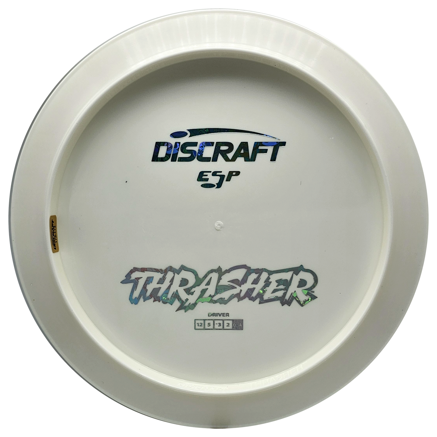 Discraft White ESP Thrasher Bottom Stamp - KJ Disc