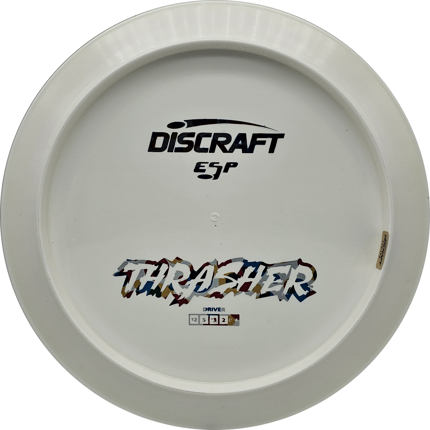 Discraft White ESP Thrasher Bottom Stamp - KJ Disc