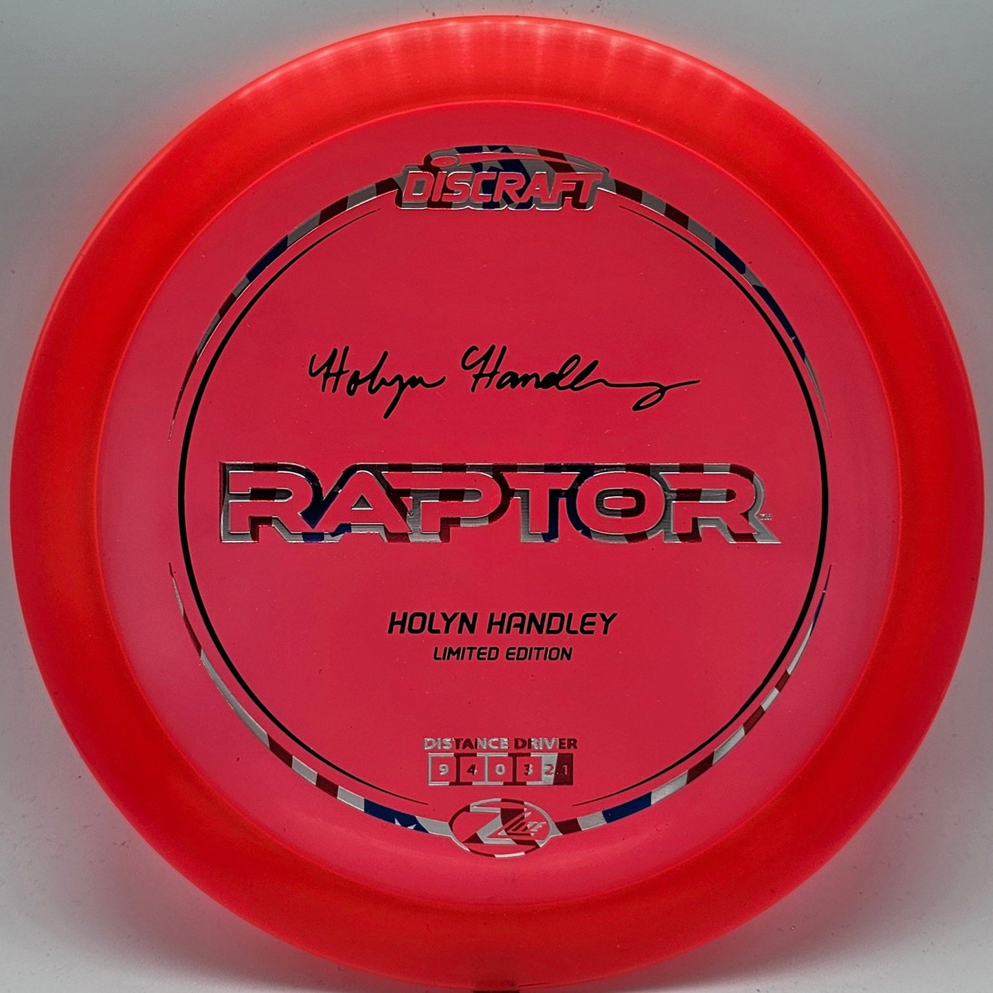 Discraft Z Lite Raptor - Holyn Handley Limited Edition - KJ Disc