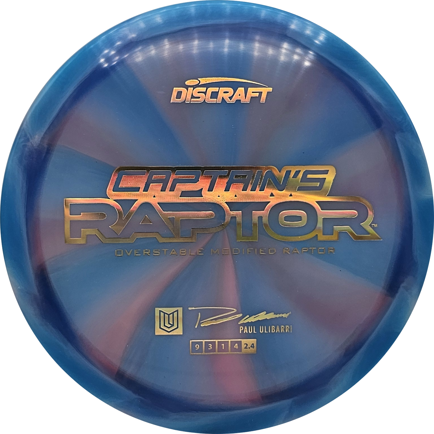 Discraft Z Swirl Captain's Raptor 2025 - Paul Ulibarri - KJ Disc