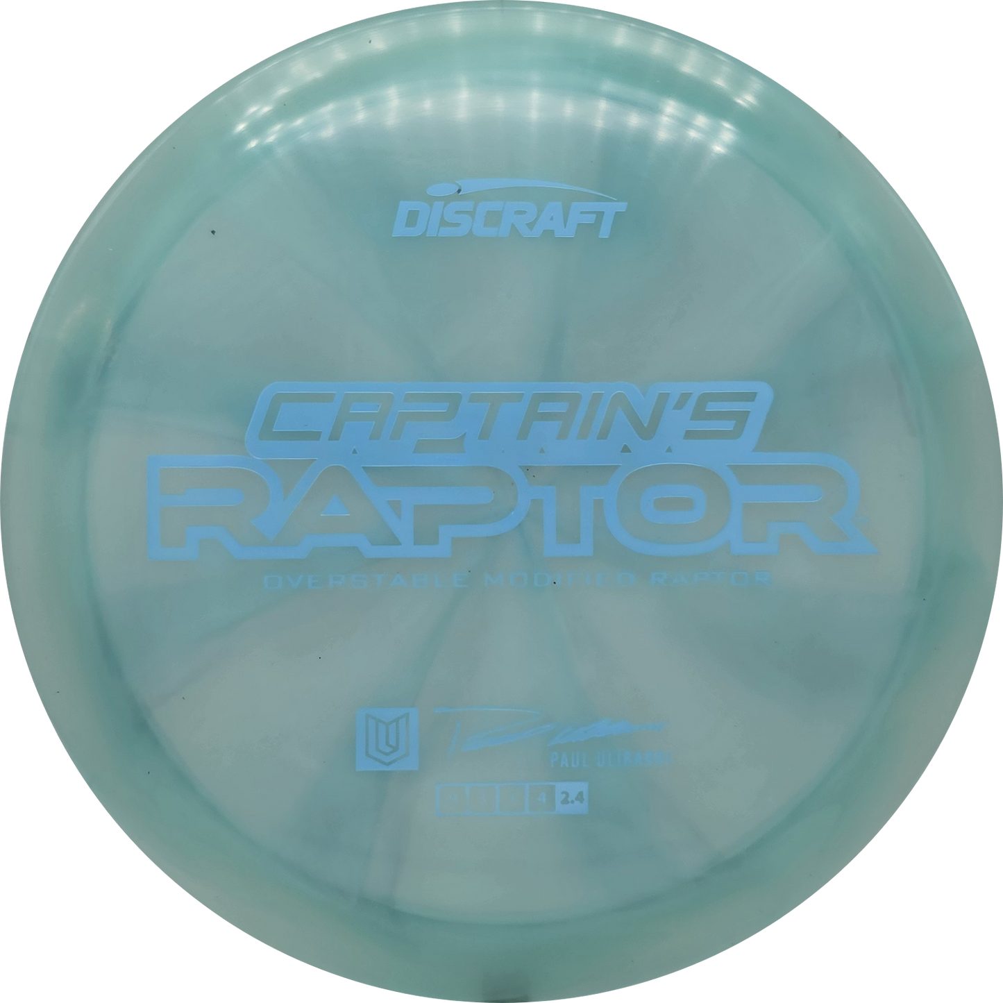 Discraft Z Swirl Captain's Raptor 2025 - Paul Ulibarri - KJ Disc
