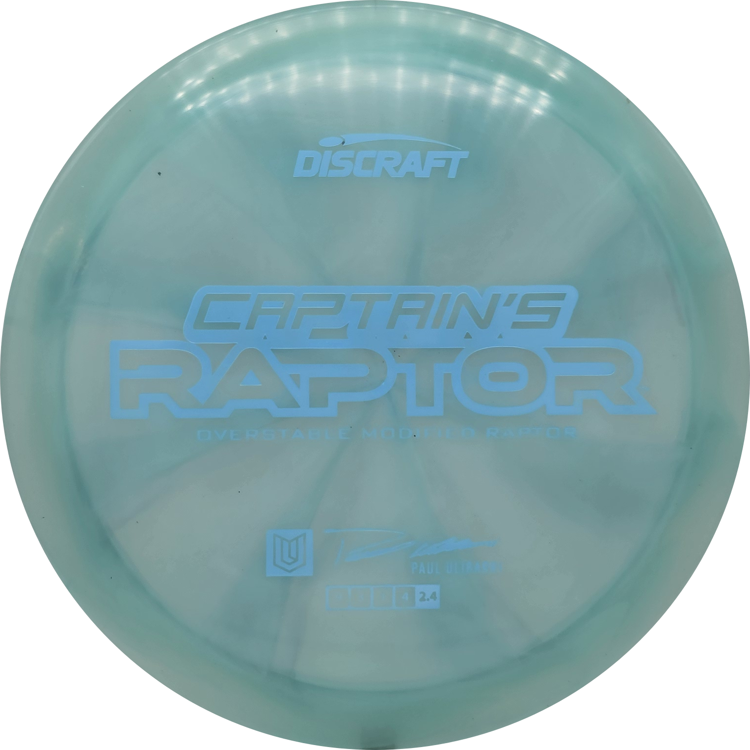 Discraft Z Swirl Captain's Raptor 2025 - Paul Ulibarri - KJ Disc