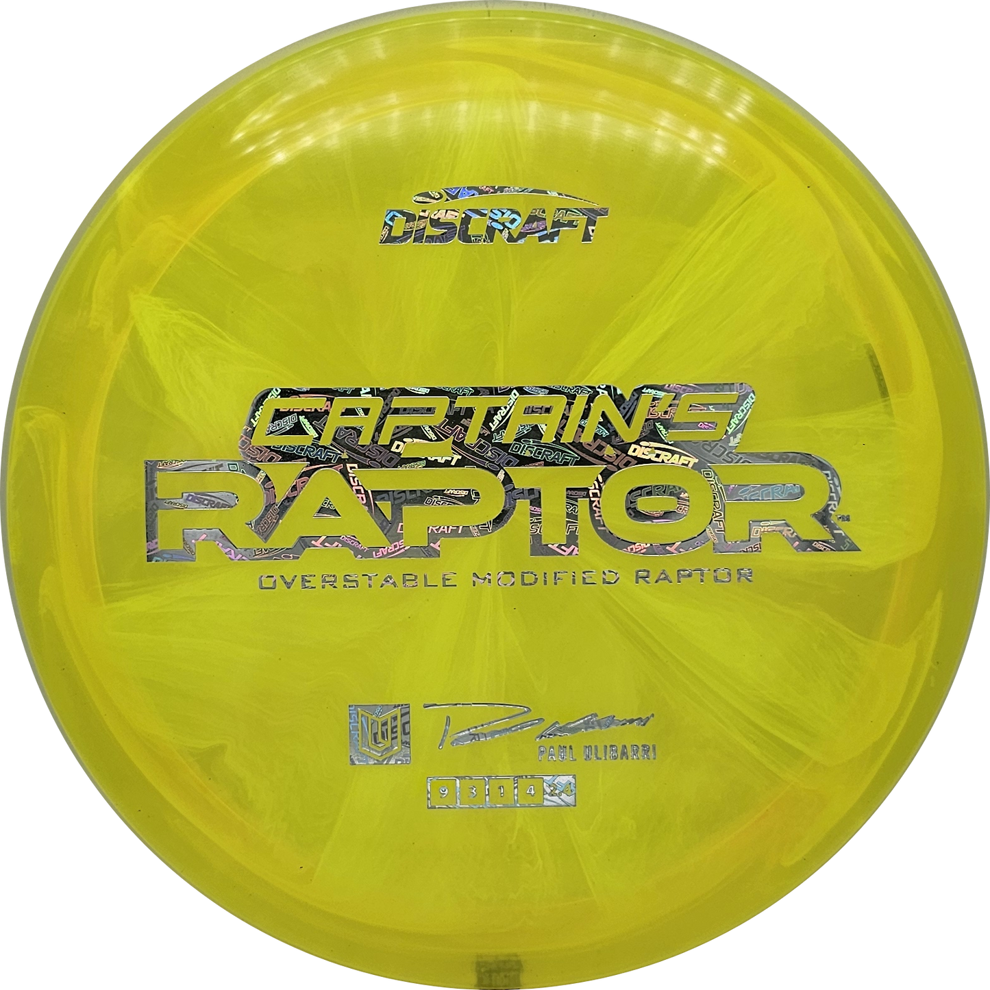 Discraft Z Swirl Captain's Raptor 2025 - Paul Ulibarri - KJ Disc