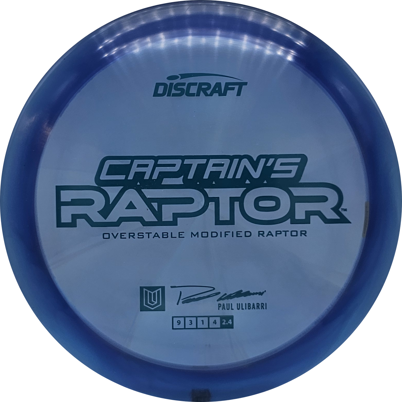 Discraft Z Swirl Captain's Raptor 2025 - Paul Ulibarri - KJ Disc