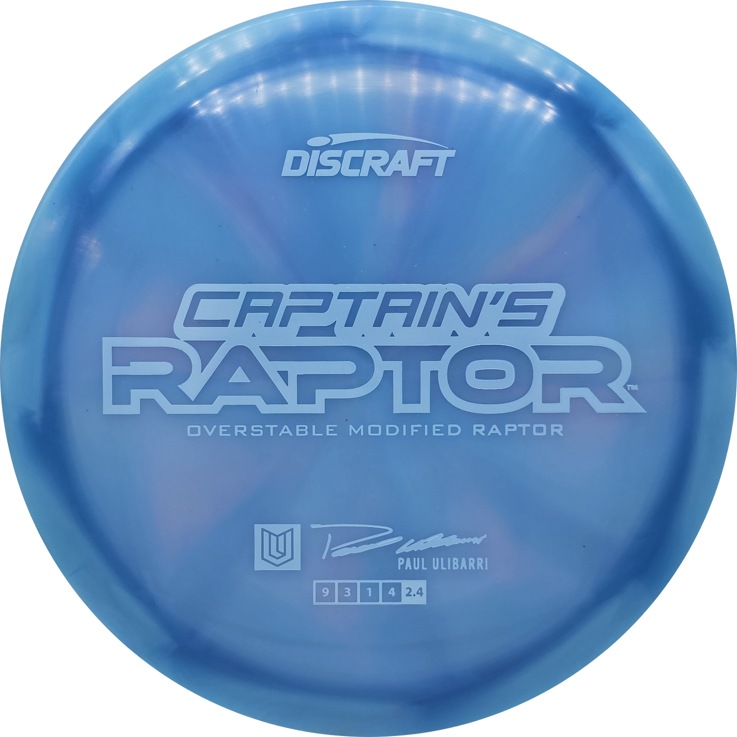Discraft Z Swirl Captain's Raptor 2025 - Paul Ulibarri - KJ Disc