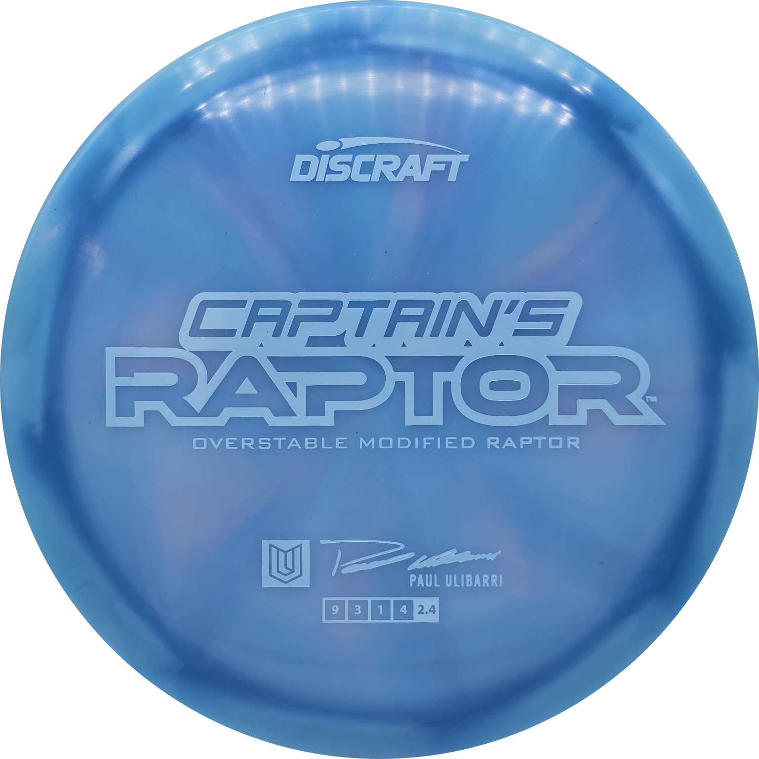 Discraft Z Swirl Captain's Raptor 2025 - Paul Ulibarri - KJ Disc