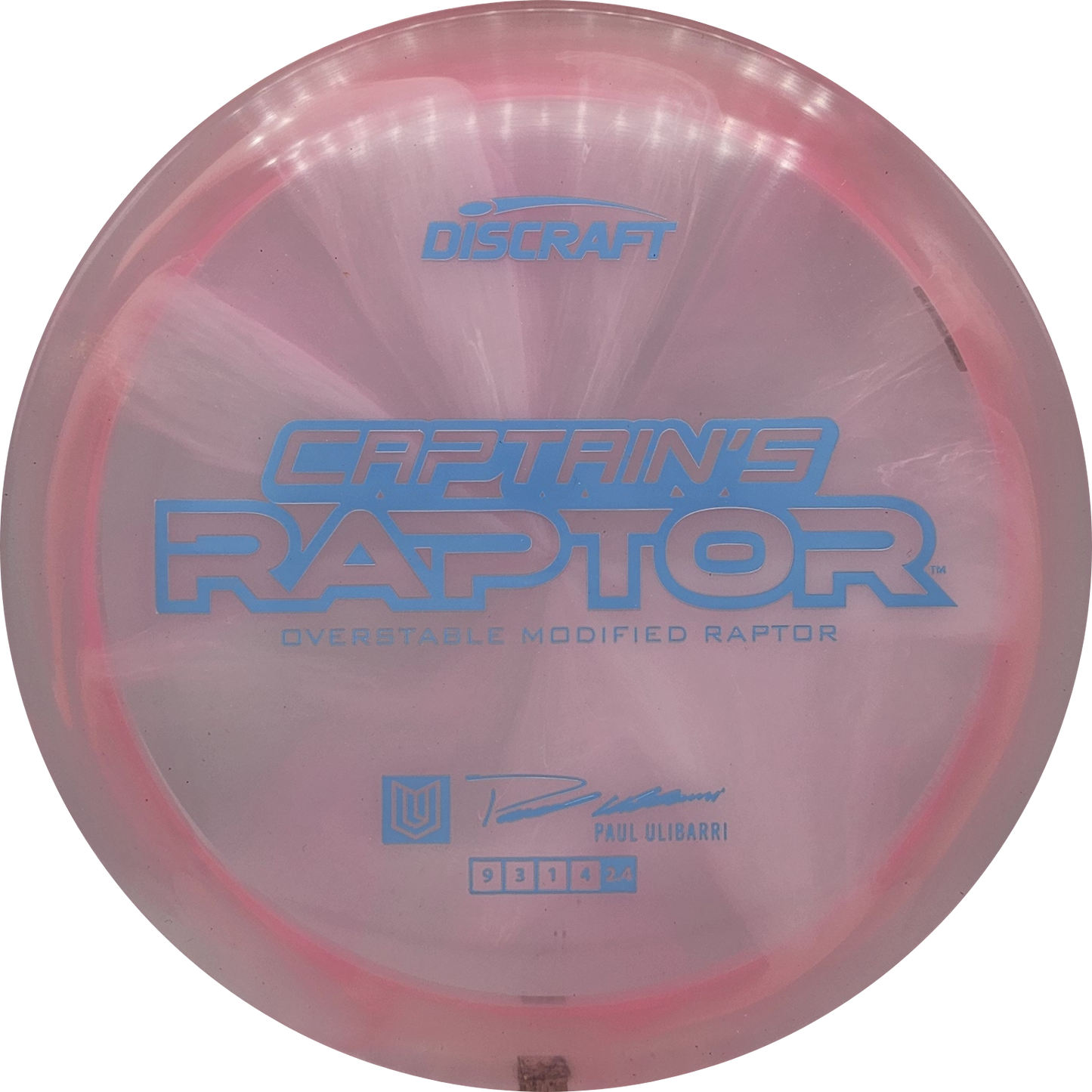 Discraft Z Swirl Captain's Raptor 2025 - Paul Ulibarri - KJ Disc