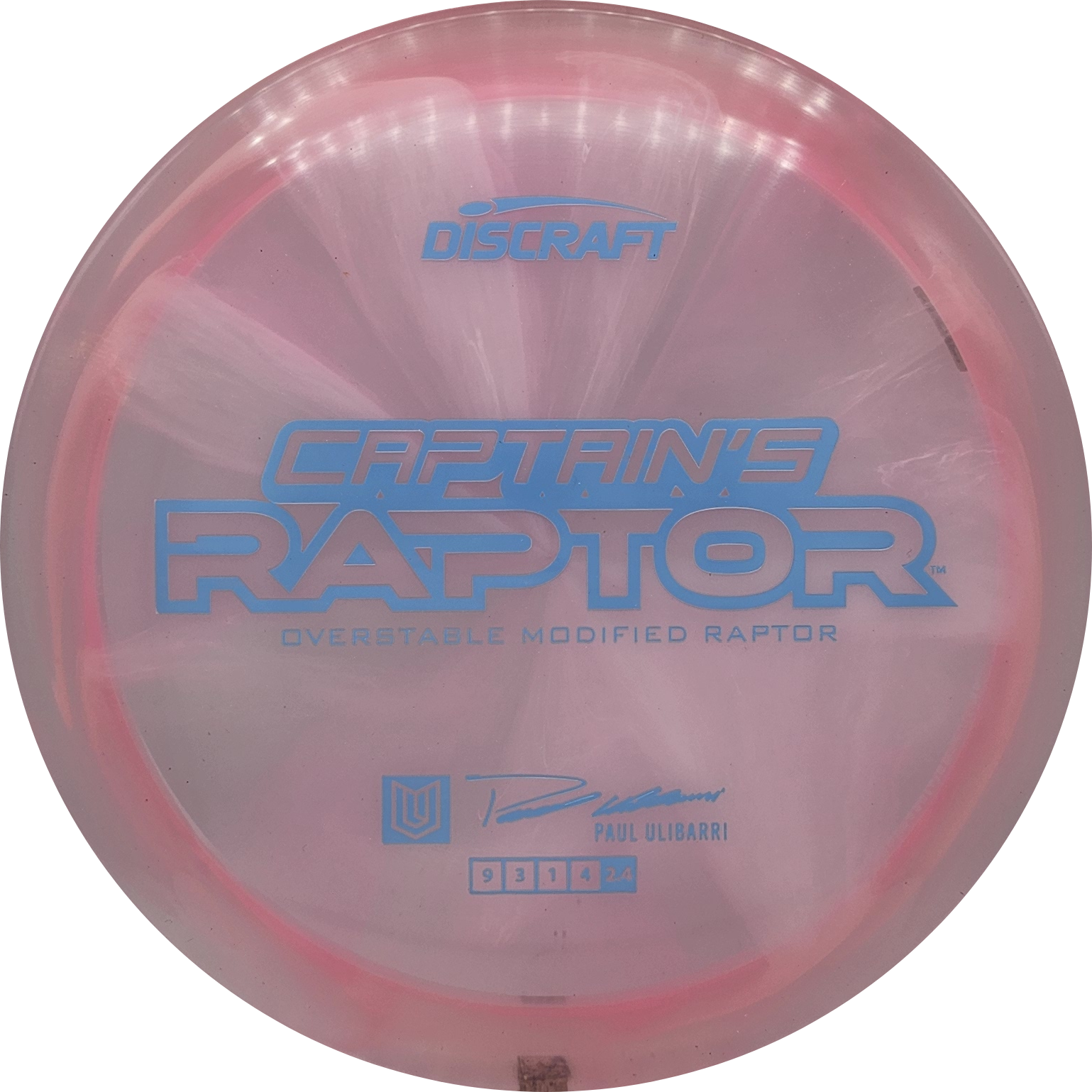 Discraft Z Swirl Captain's Raptor 2025 - Paul Ulibarri - KJ Disc