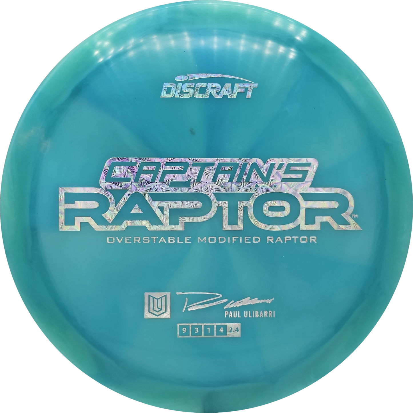 Discraft Z Swirl Captain's Raptor 2025 - Paul Ulibarri - KJ Disc