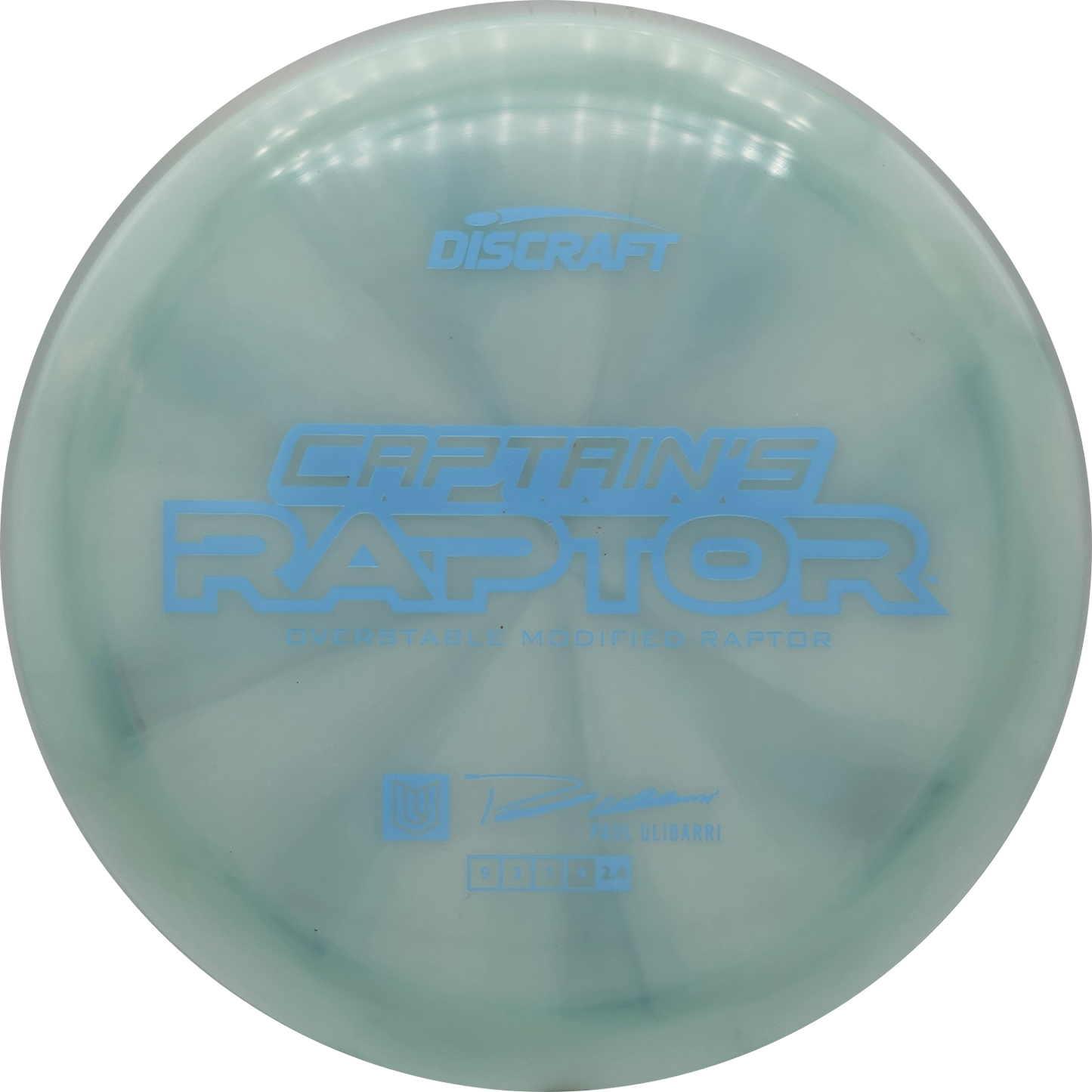 Discraft Z Swirl Captain's Raptor 2025 - Paul Ulibarri - KJ Disc