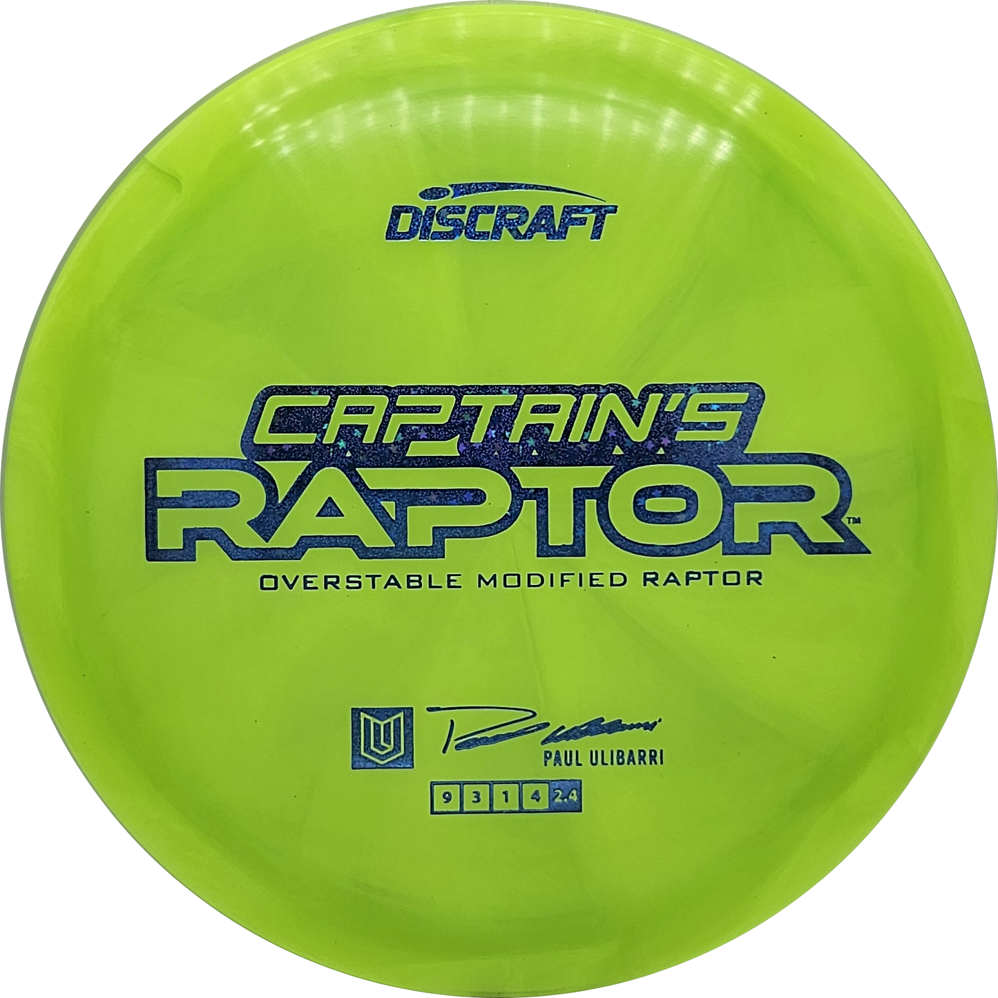 Discraft Z Swirl Captain's Raptor 2025 - Paul Ulibarri - KJ Disc