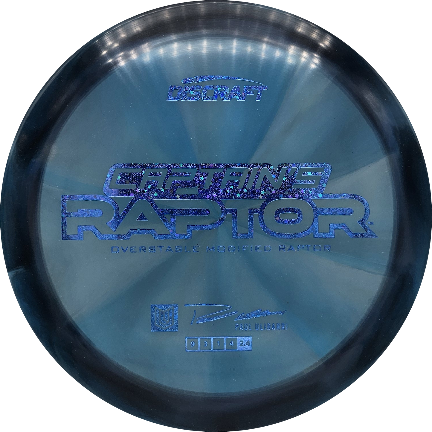 Discraft Z Swirl Captain's Raptor 2025 - Paul Ulibarri - KJ Disc