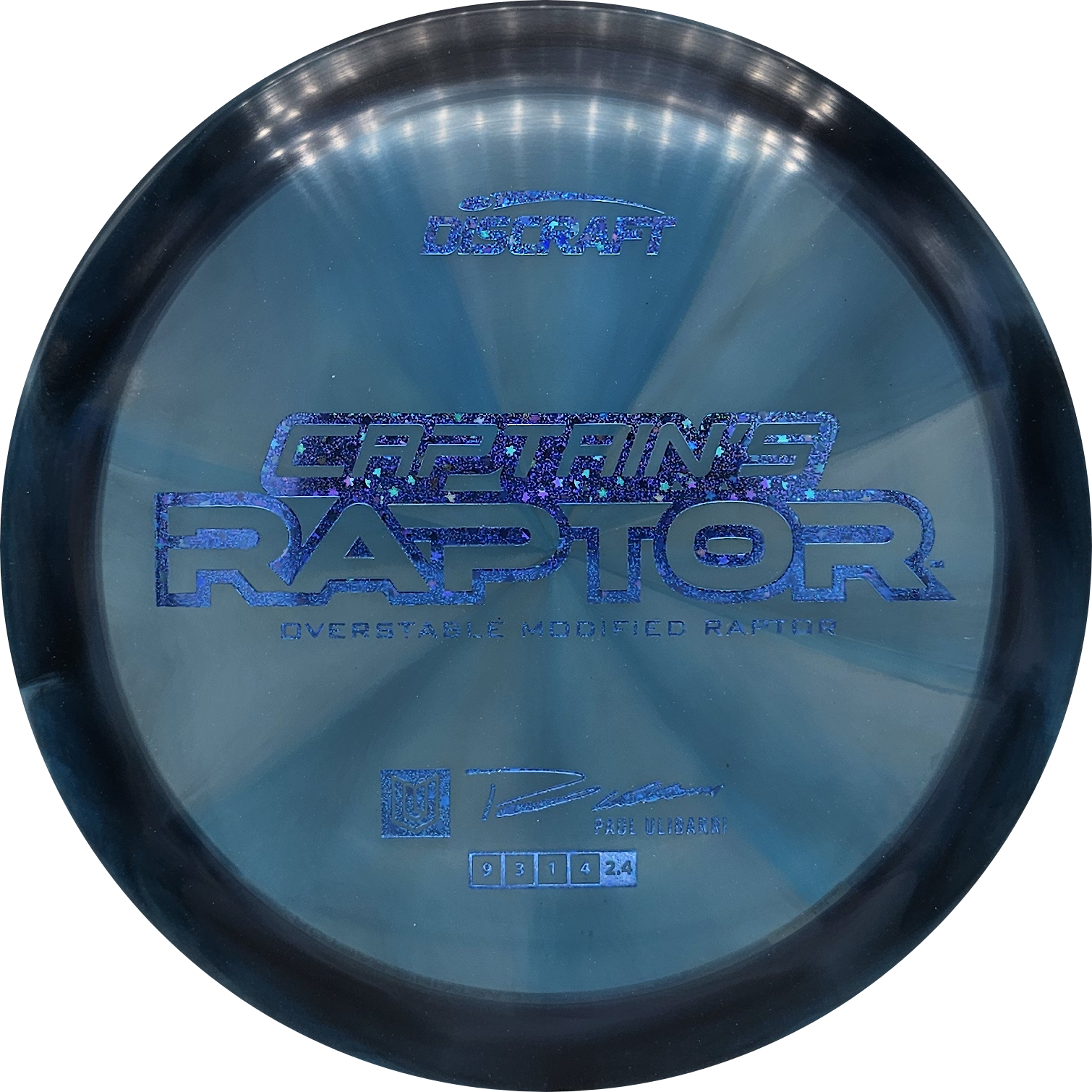 Discraft Z Swirl Captain's Raptor 2025 - Paul Ulibarri - KJ Disc